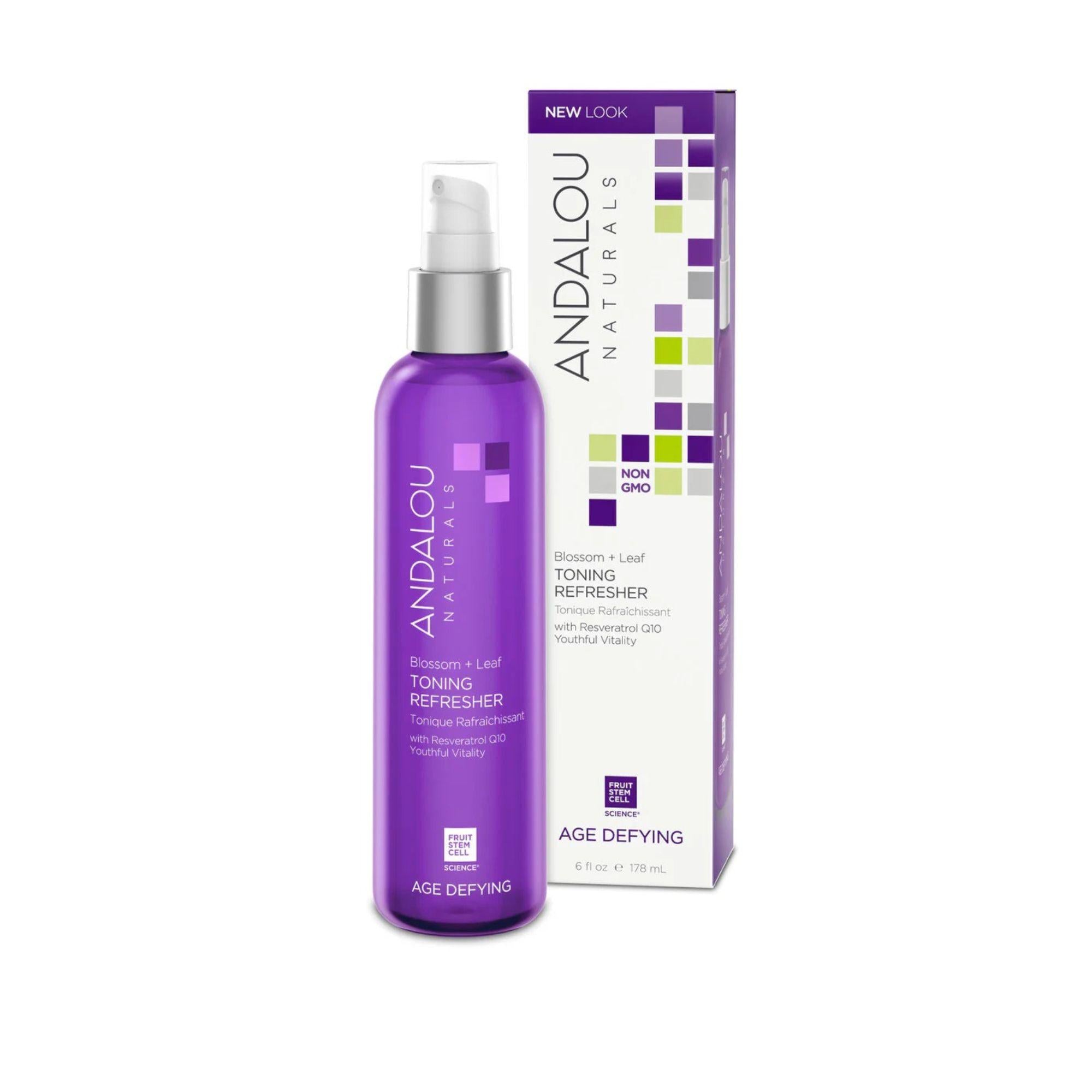 Andalou Naturals Blossom & Leaf Toning Refresher with Aloe Vera & Vitamin C (1×6 Oz)