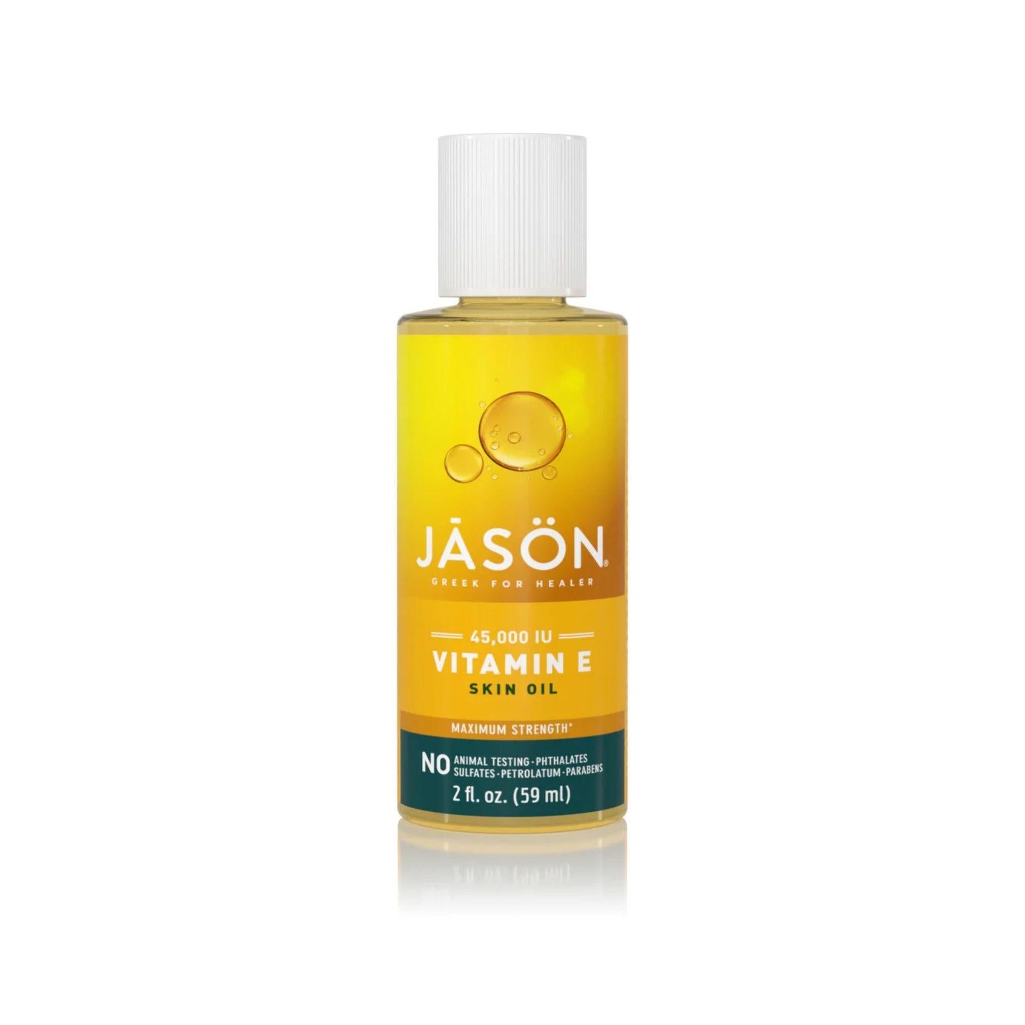 Jason Vitamin E Oil 45,000 IU – Intensive Skin Moisturizer & Antioxidant (1×2 Oz)
