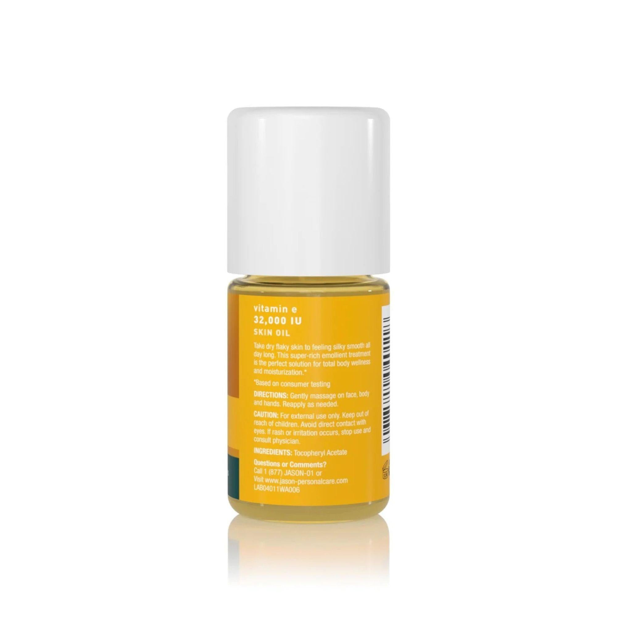 Jason Vitamin E Oil 32,000 IU – Nourishing Skin Oil for Scars, Wrinkles & Stretch Marks (1.1 oz)