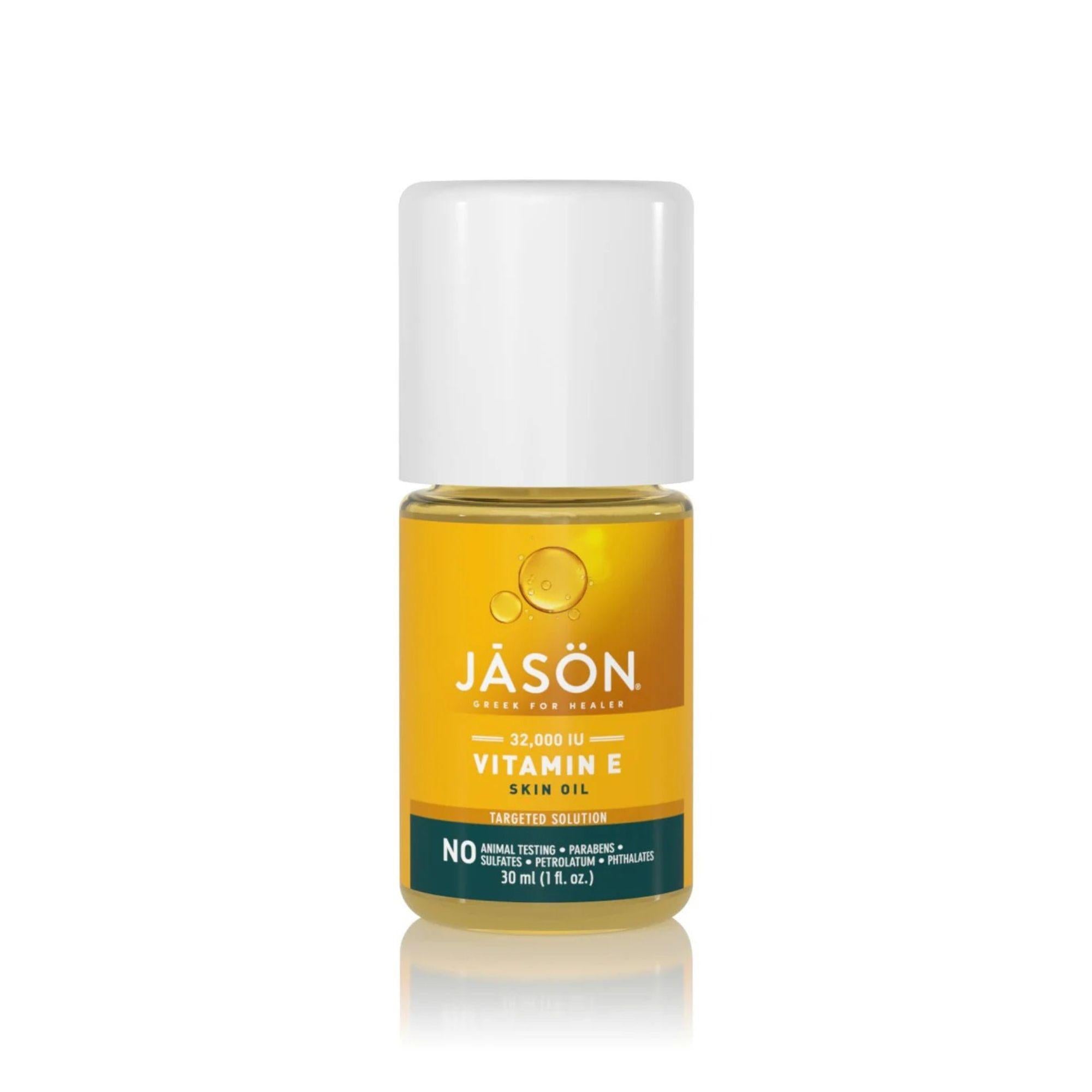 Jason Vitamin E Oil 32,000 IU – Nourishing Skin Oil for Scars, Wrinkles & Stretch Marks (1.1 oz)