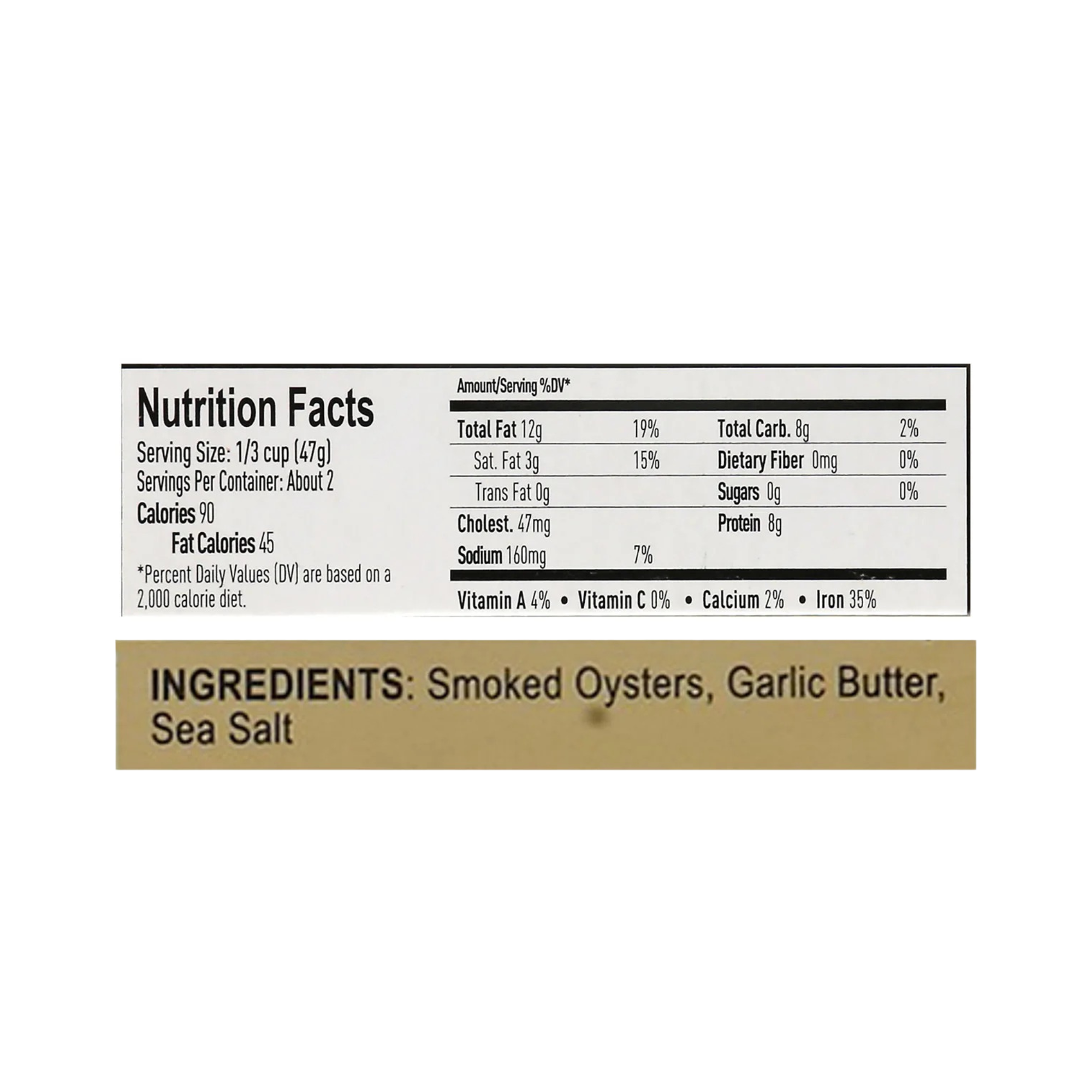 Napoleon Garlic Butter Smoked Oysters – Premium Northwest Seafood, Easy-Open Can, Perfect for Pasta, Appetizers & Gourmet Recipes (1×3.66 oz)