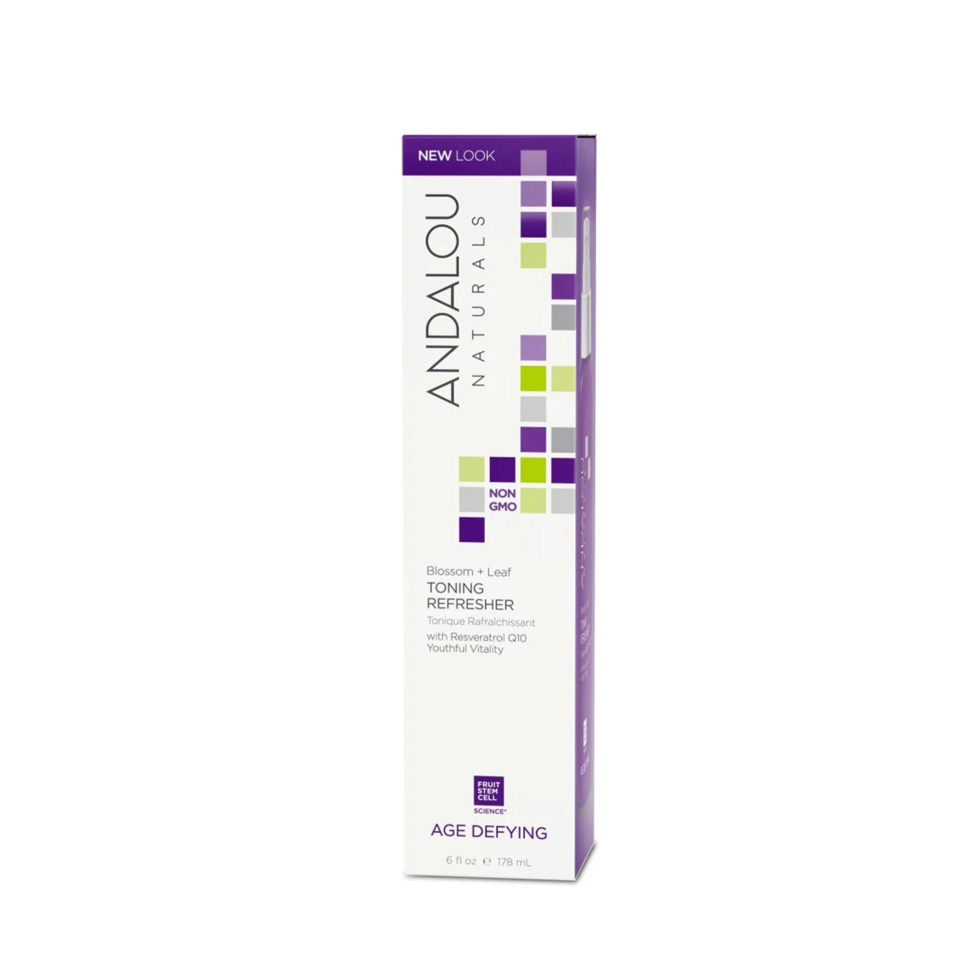 Andalou Naturals Blossom & Leaf Toning Refresher with Aloe Vera & Vitamin C (1×6 Oz)