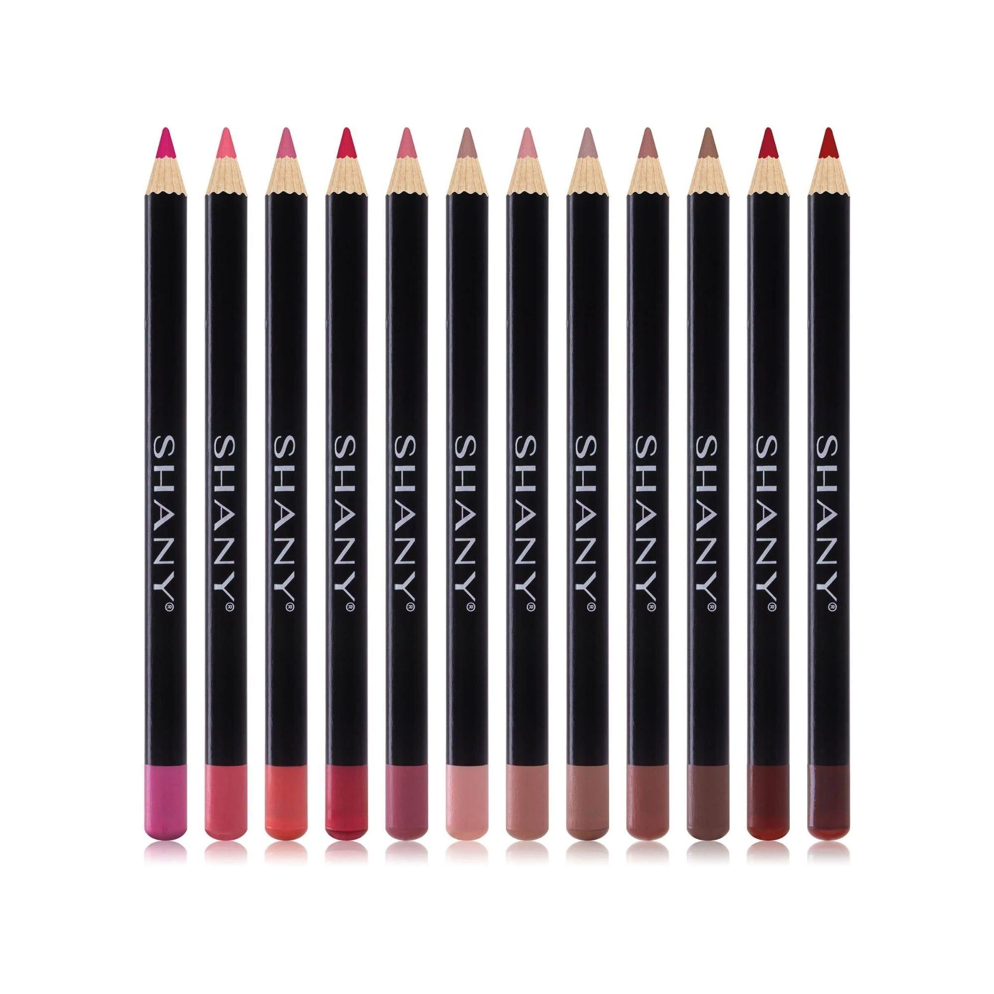 Matte Lip Liner Set 12 Colors Long Lasting Waterproof Smudge Proof – SHANY Dreamy Dozen Lip Pencil Set
