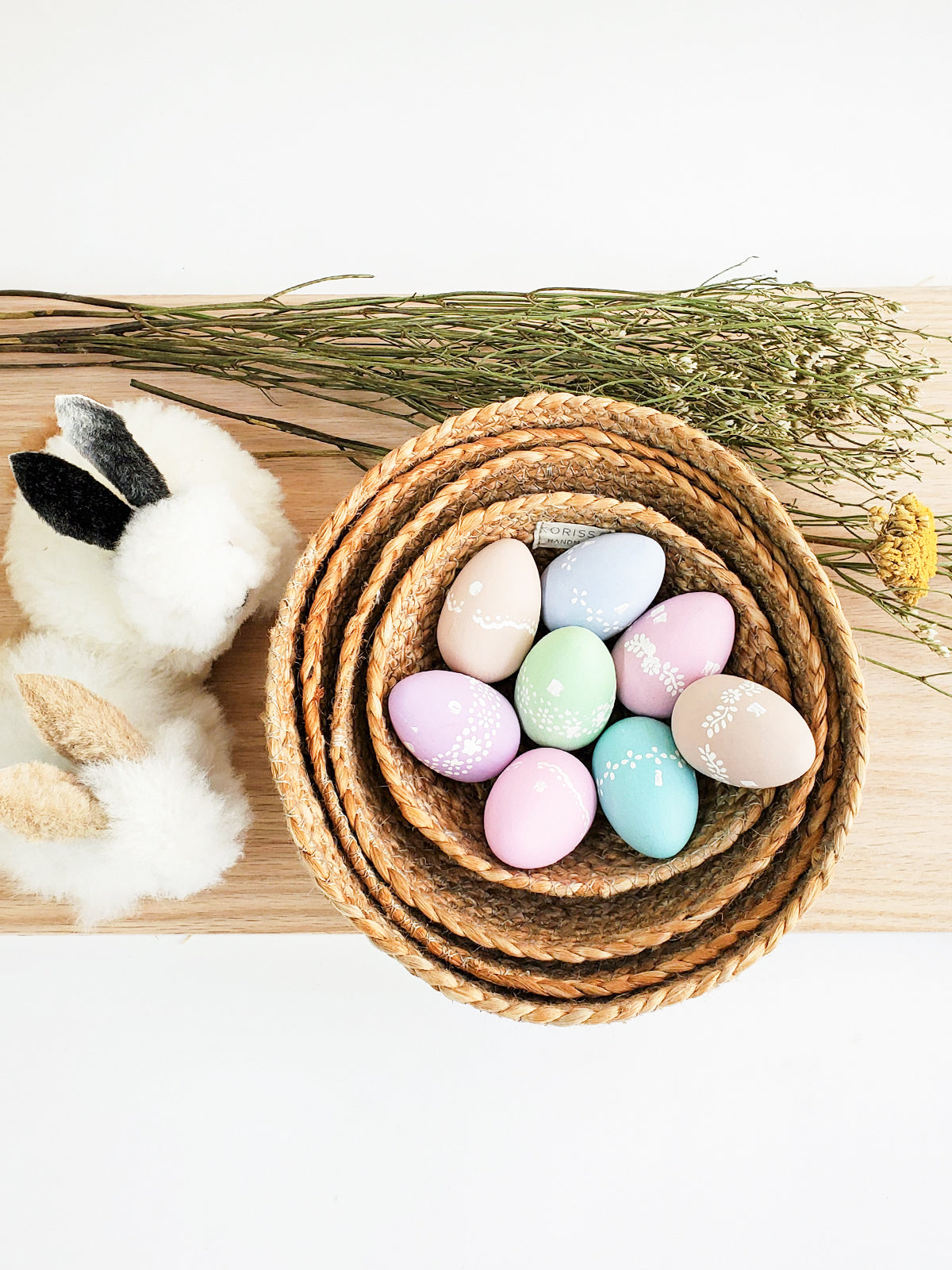 Set of 4 Handmade Natural Jute Candy Bowls - Eco-Friendly Artisan Craftsmanship from Bangladesh