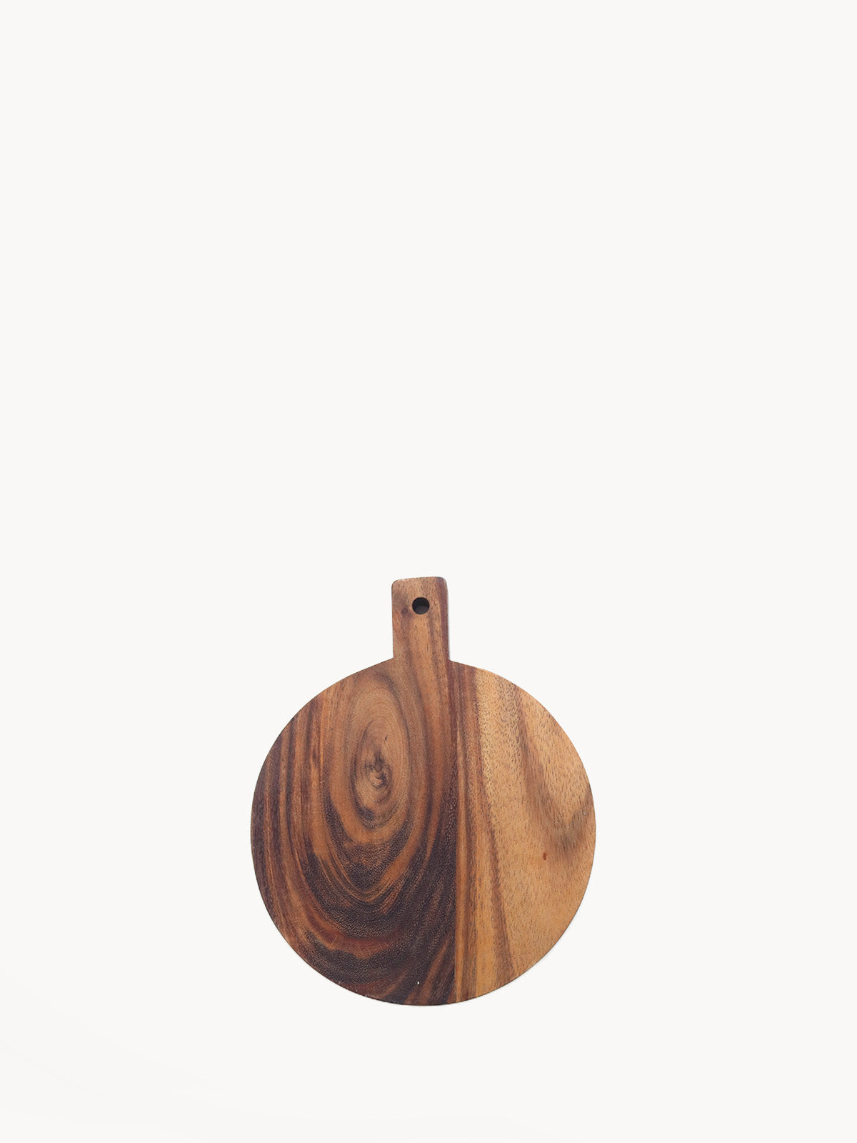 Handcrafted Albizia Wood Round Serving Board - Small, Natural, Eco-Friendly & Sustainable Dining Essentials for US Homes