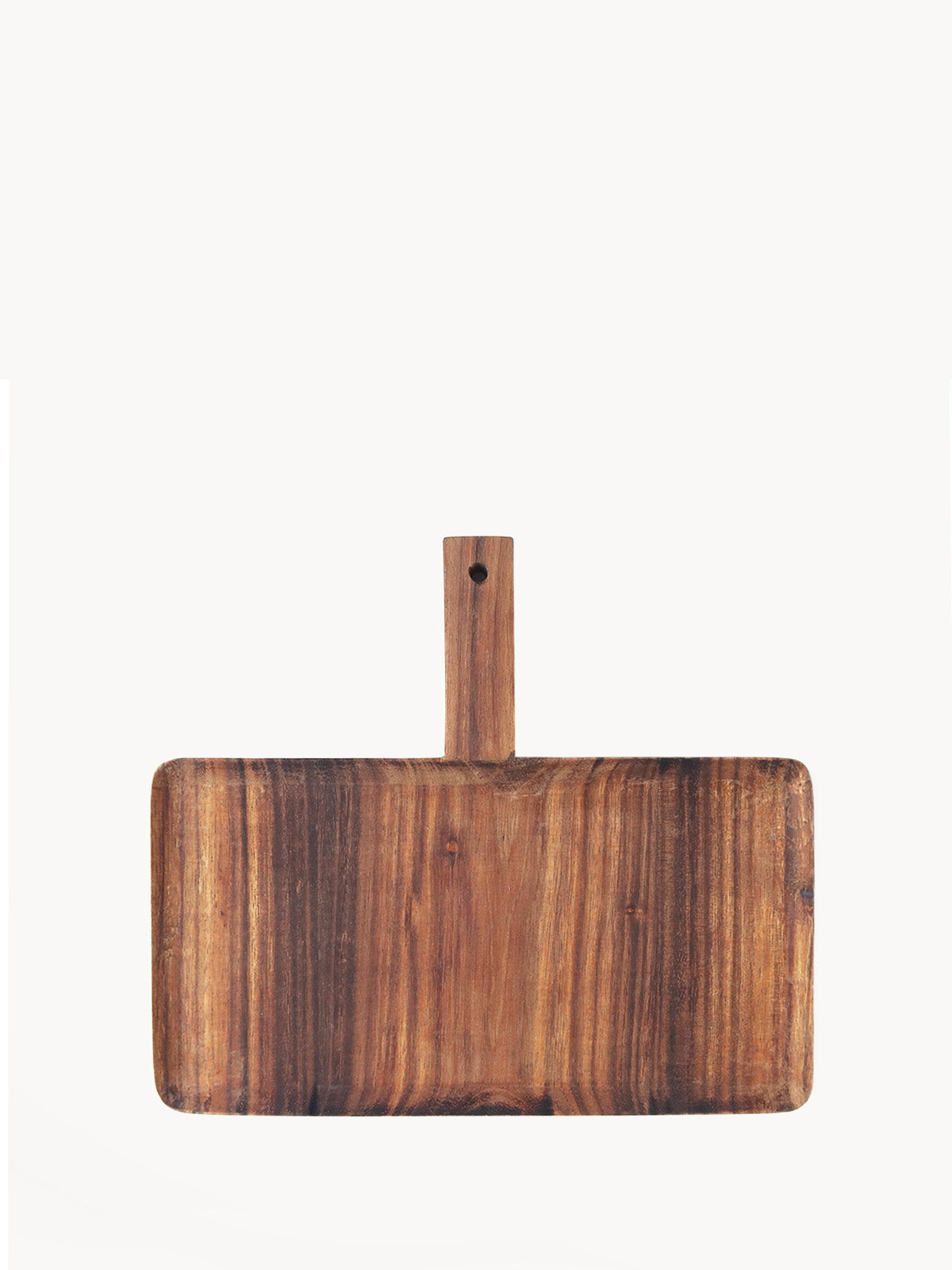 Handcrafted Rustic Wooden Serving Tray for Cheese and Appetizers – Sustainable Fair Trade Albizia Wood