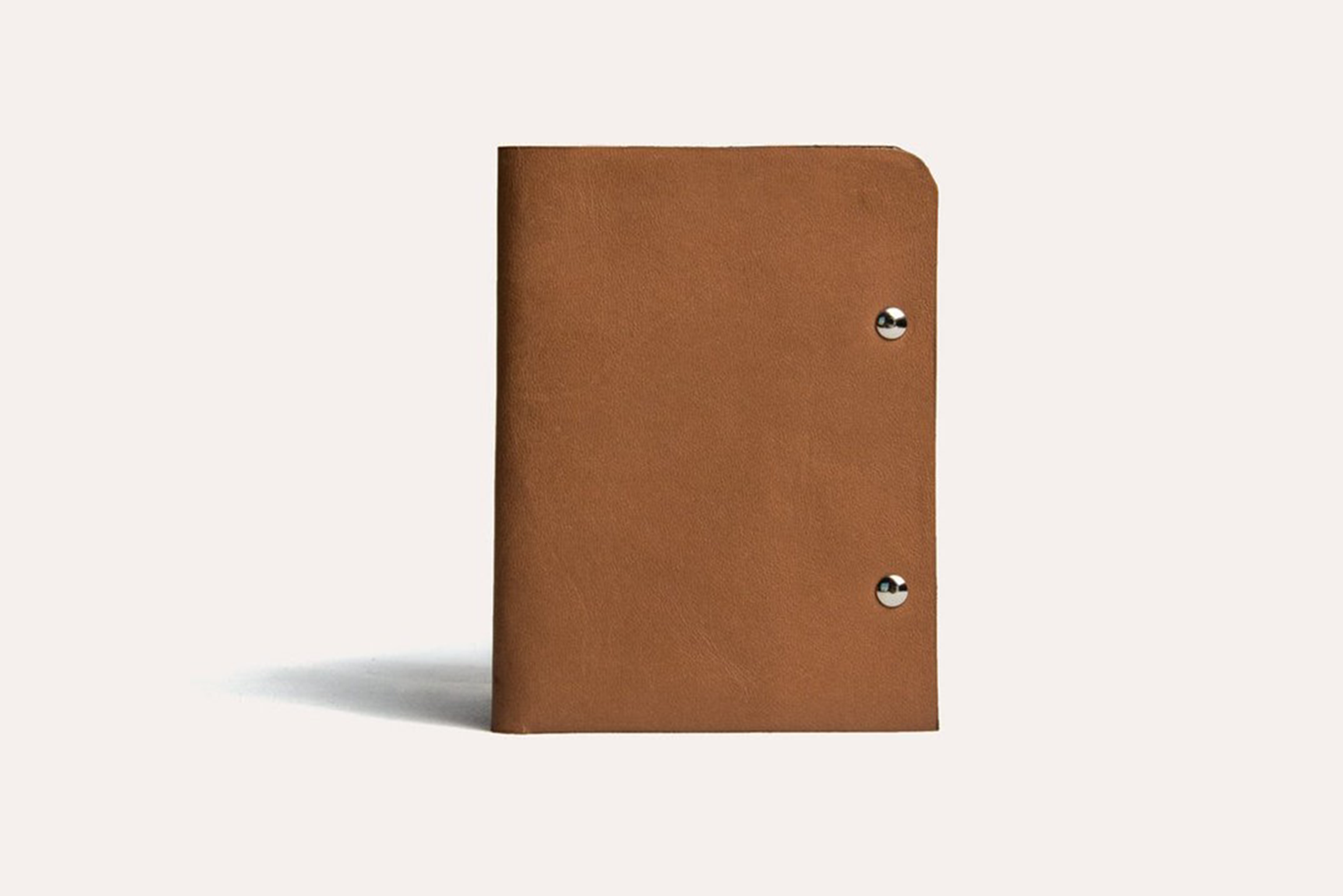 Handmade Unstitched Leather Bifold Wallet – Minimalist Slim Vegetable Tanned Cowhide Wallet for Men