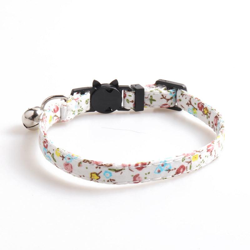 Luxury Soft Cotton Adjustable Cat Collar with Bow Tie - Comfortable & Stylish Pet Accessory