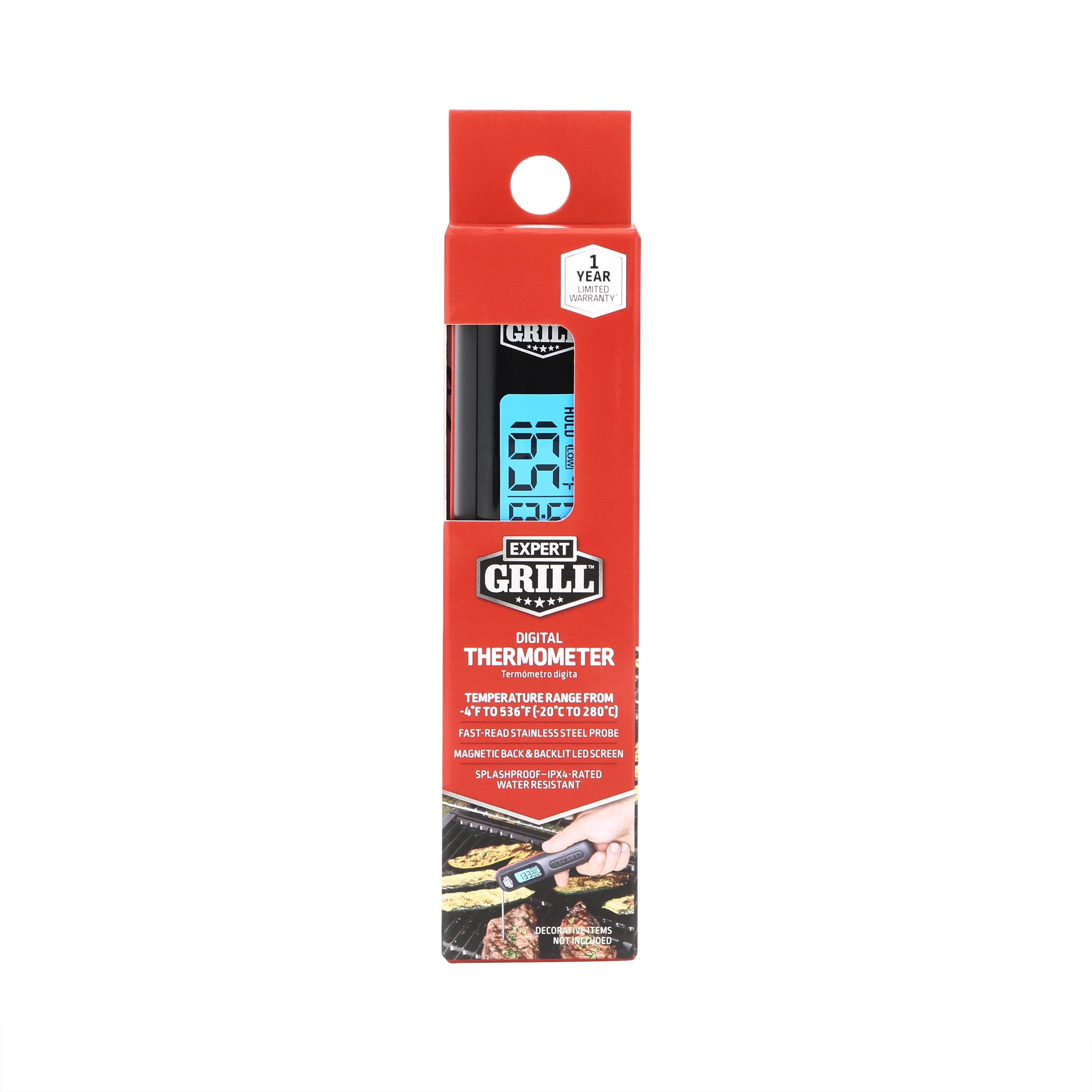 Expert Grill Digital Food Thermometer for Grilling
