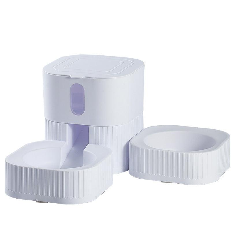 Magnetic Pet Oasis: Advanced No-Spill Pet Feeder & Water Dispenser System