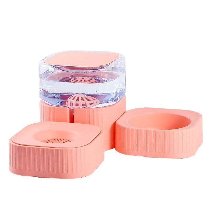 Magnetic Pet Oasis: Advanced No-Spill Pet Feeder & Water Dispenser System