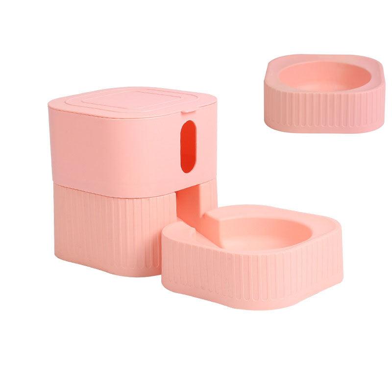 Magnetic Pet Oasis: Advanced No-Spill Pet Feeder & Water Dispenser System