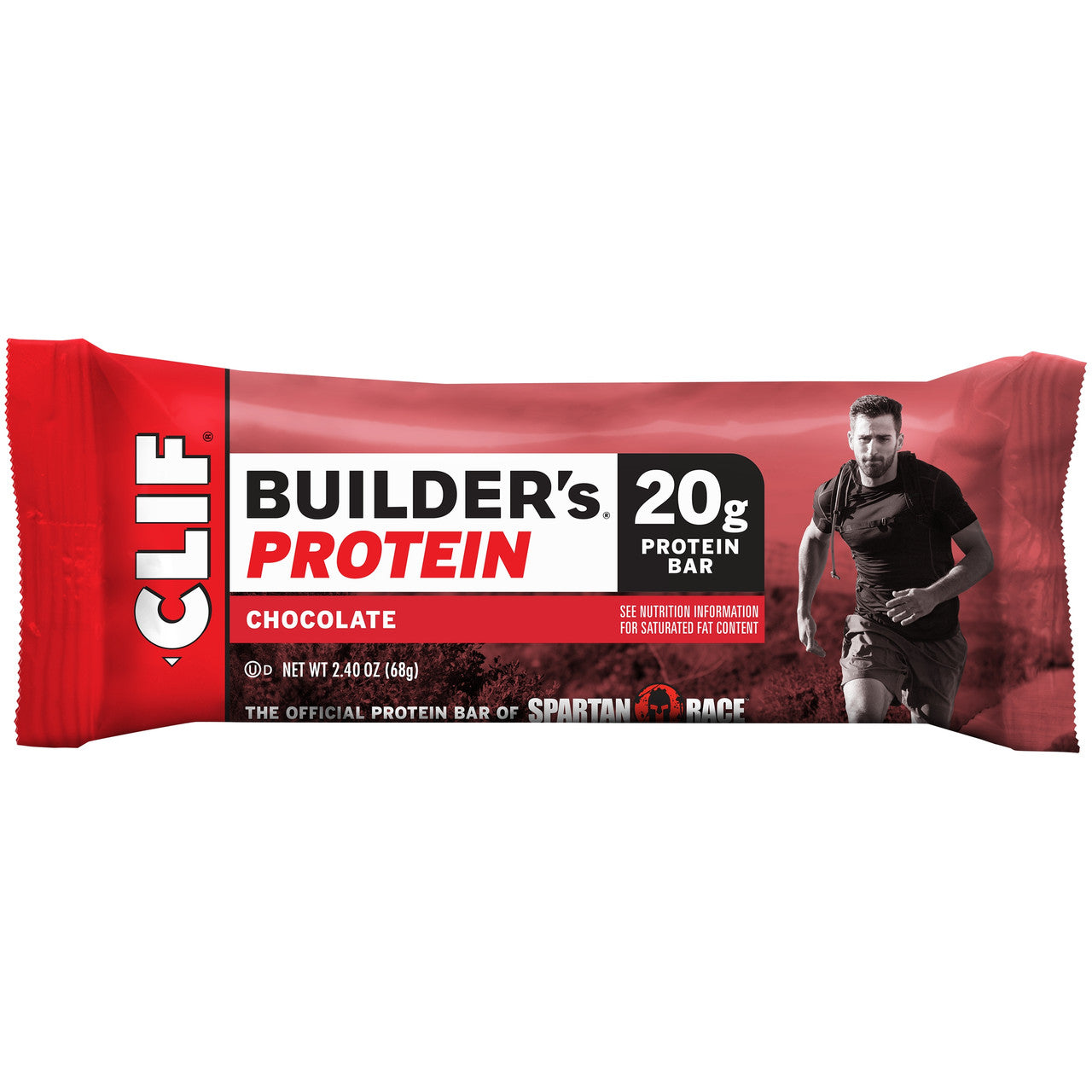 Clif Builder’s Protein Bar – Chocolate (12 x 2.4 oz) | 20g Protein, Kosher, Gluten-Free Energy Bar