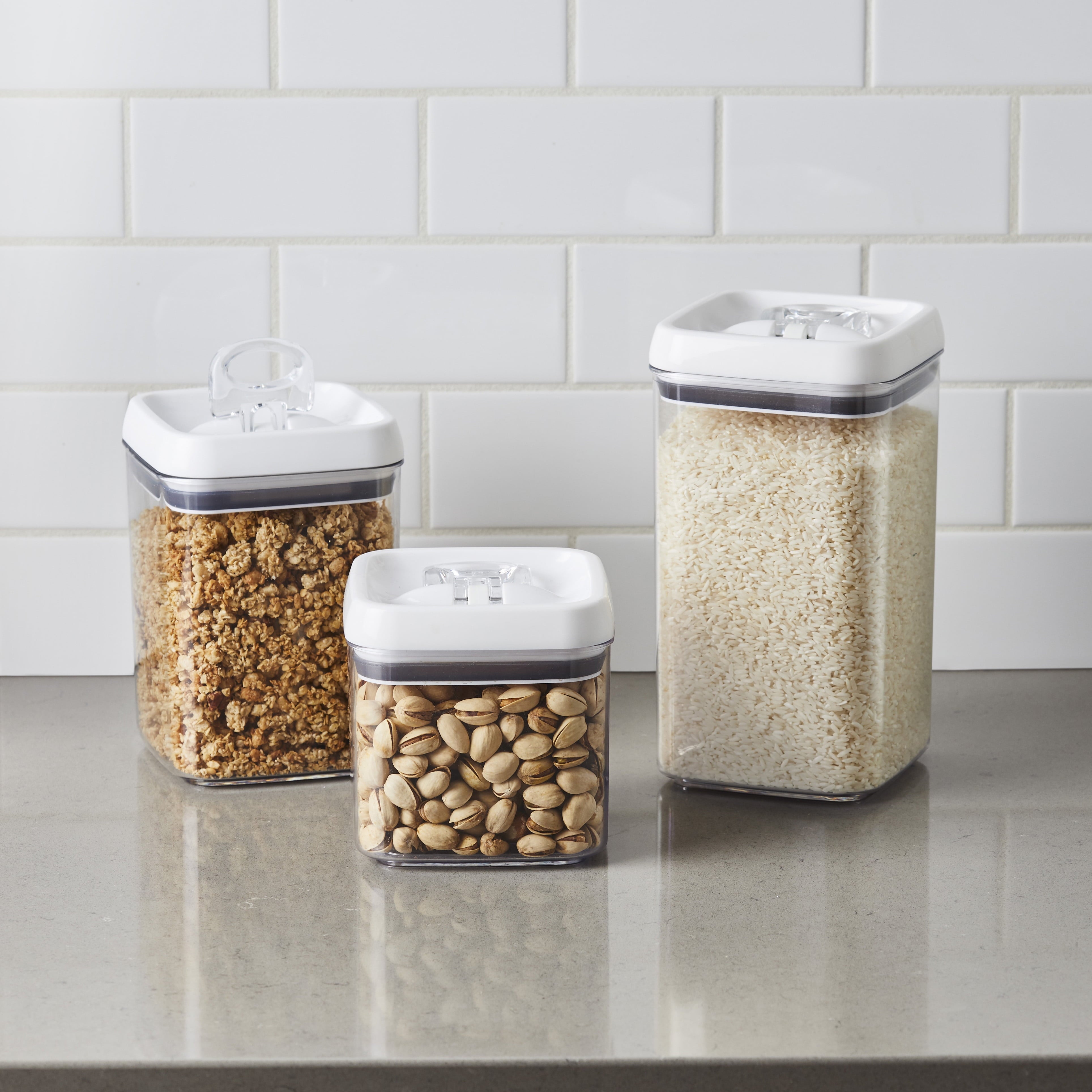 Better Homes & Gardens 9.9 Cup Flip-Tite Square Food Storage Container, Ideal for Pantry Organization