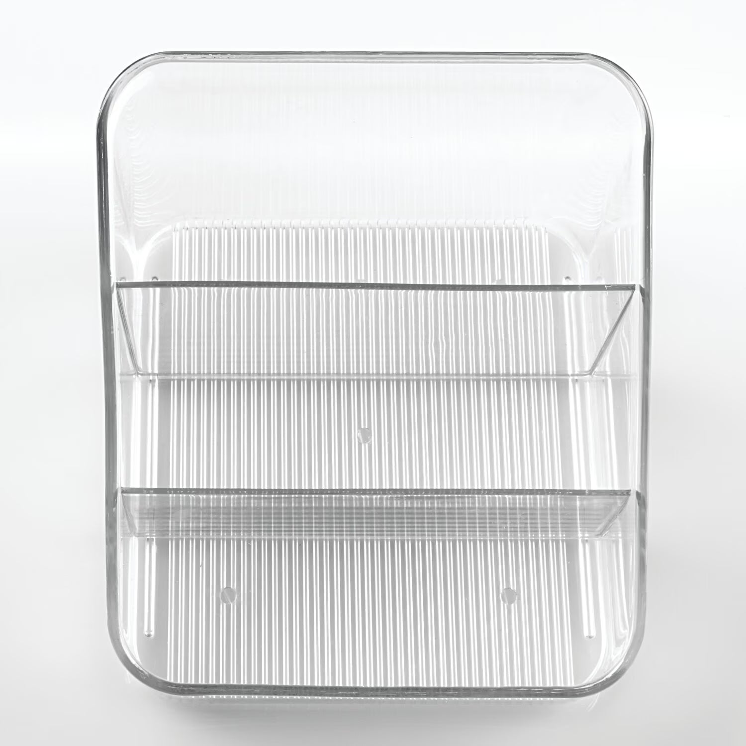 Idesign Clear 3-Tier Linus Packet Organizer Bin