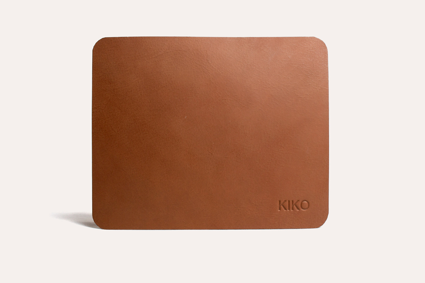 Premium Leather Mouse Pad – Handmade Cowhide Desk Mat with Non-Slip Suede Backing, Durable Smooth Surface for Office & Home