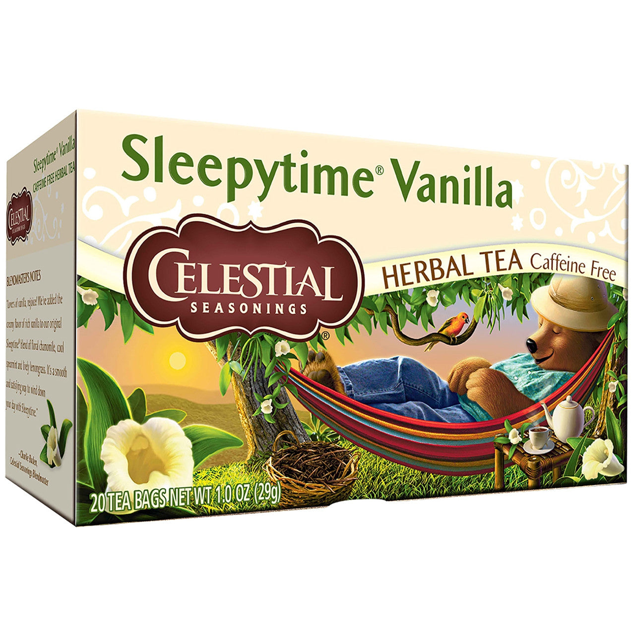 Celestial Seasonings Sleepytime Vanilla Herbal Tea – Chamomile & Soothing Blend (6x20 Bags)