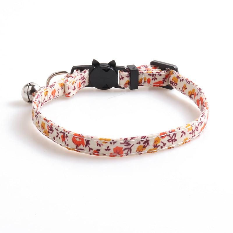 Luxury Soft Cotton Adjustable Cat Collar with Bow Tie - Comfortable & Stylish Pet Accessory