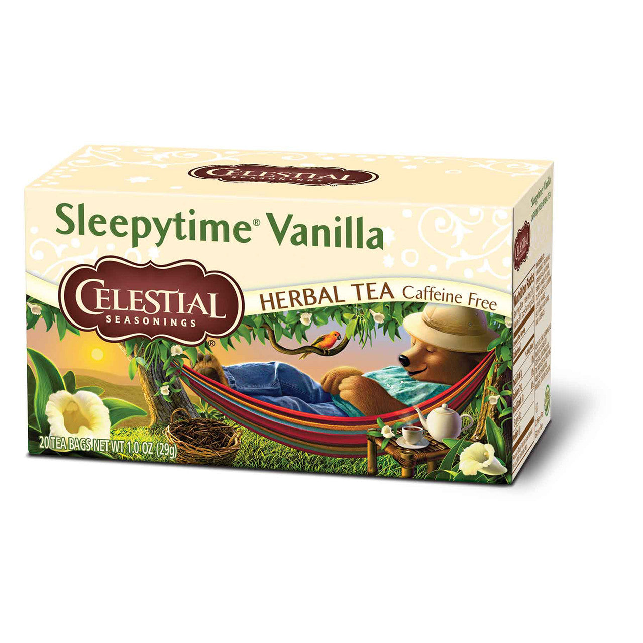 Celestial Seasonings Sleepytime Vanilla Herbal Tea – Chamomile & Soothing Blend (6x20 Bags)