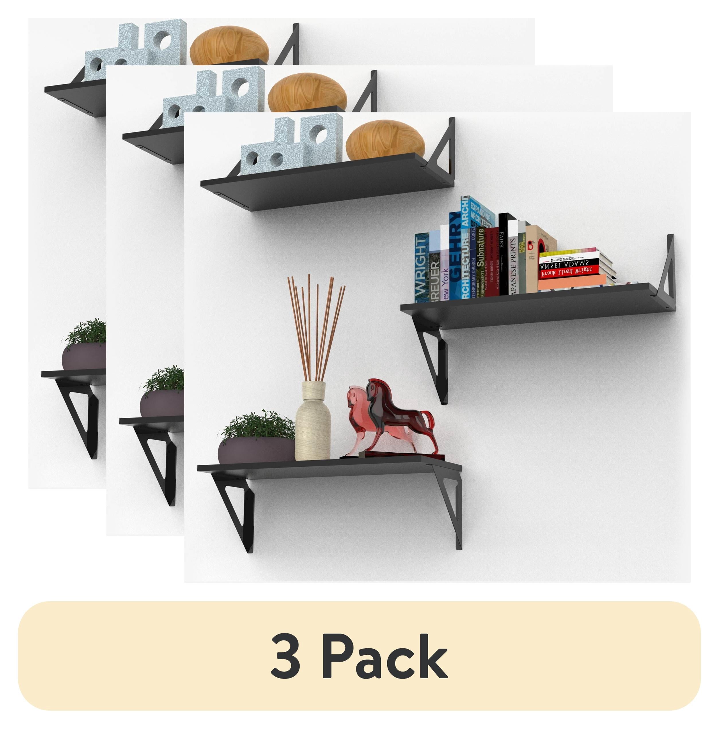 Hyper Tough 6 In. X 15 3/4 In. Rustic Gray Laminated Wood Shelf