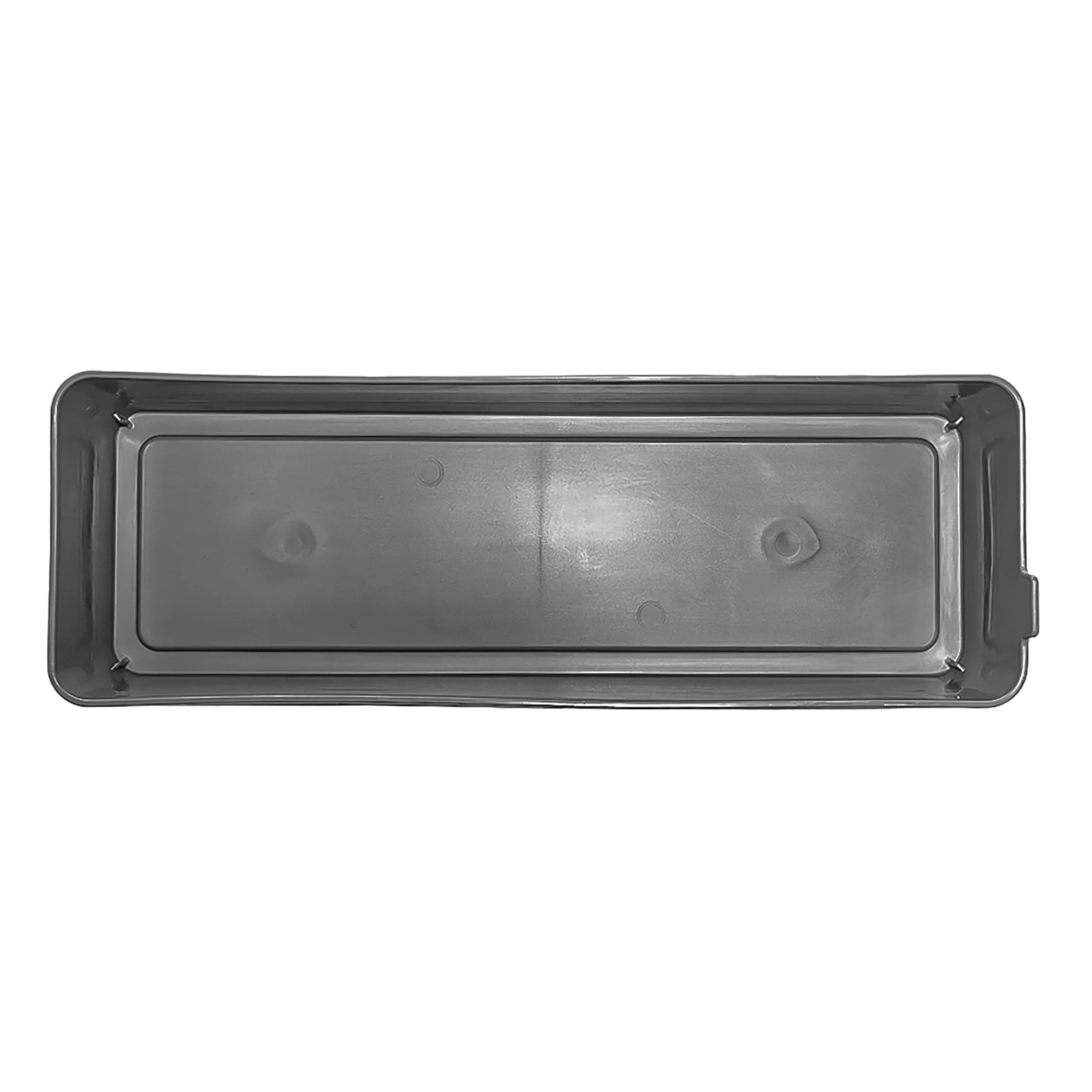 (2 Pack) Mainstays Utility Flex Storage Tray Organizer Set, Plastic Drawer Organizer Trays for Kitchen, Desk, Bathroom and Office Drawer Organization, Gray, 2-Pack, 5" X 15"