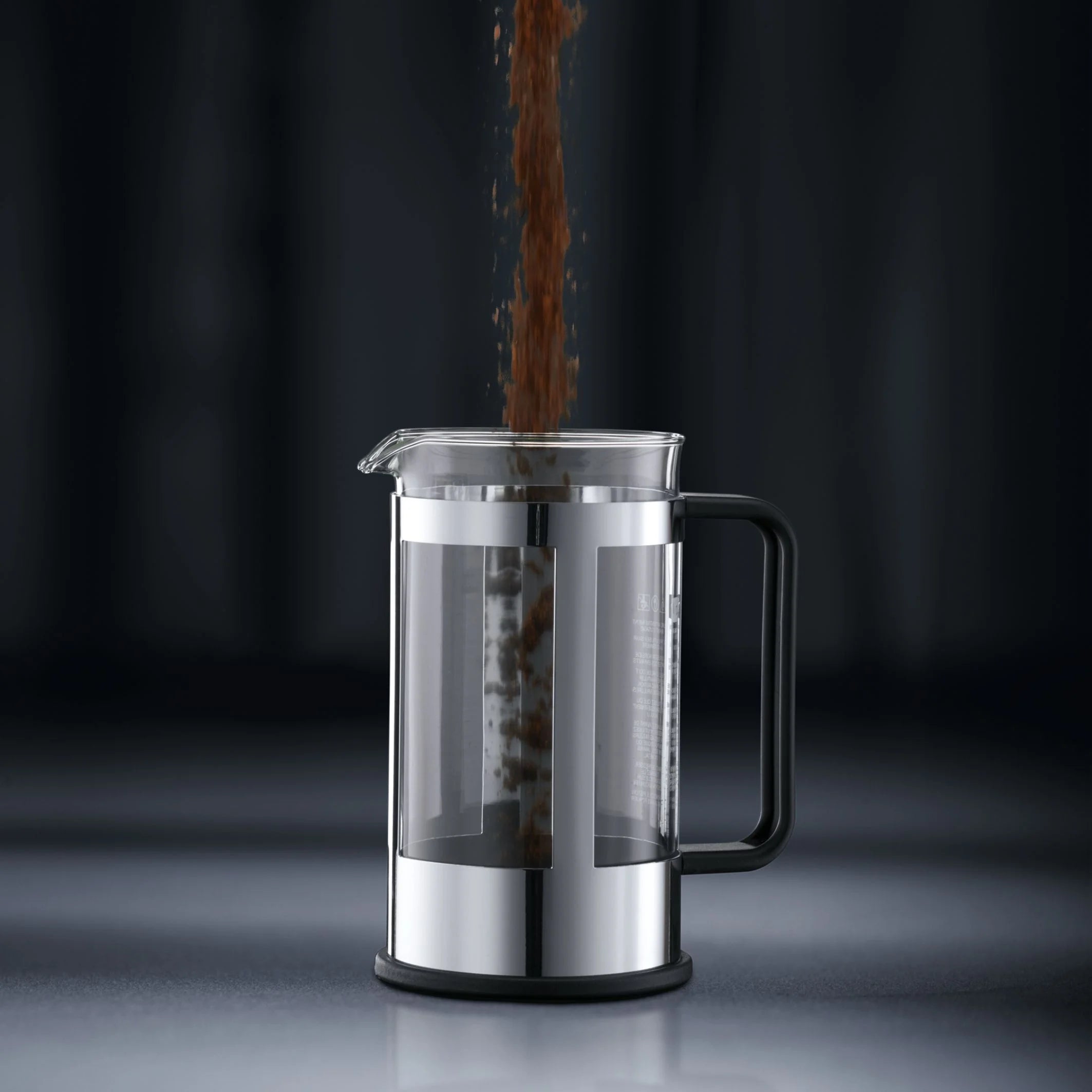 Bodum 17 Oz Kenya French Press Coffeemaker, Stainless Steel, New