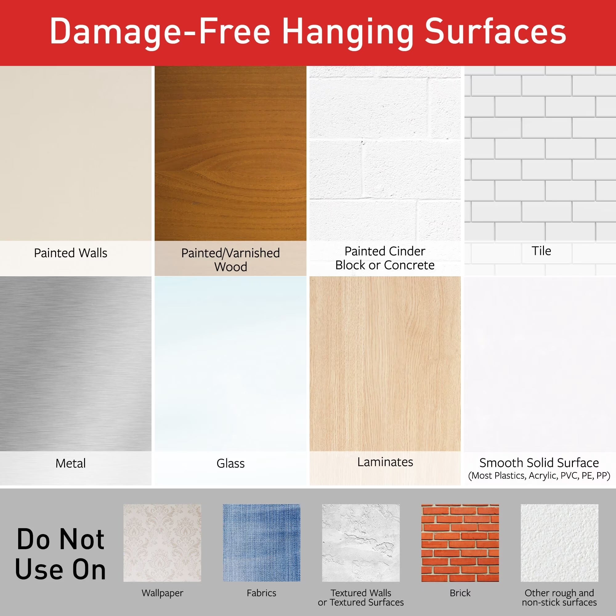 Command Display Ledges, Quartz, 2 Wall Display Ledges