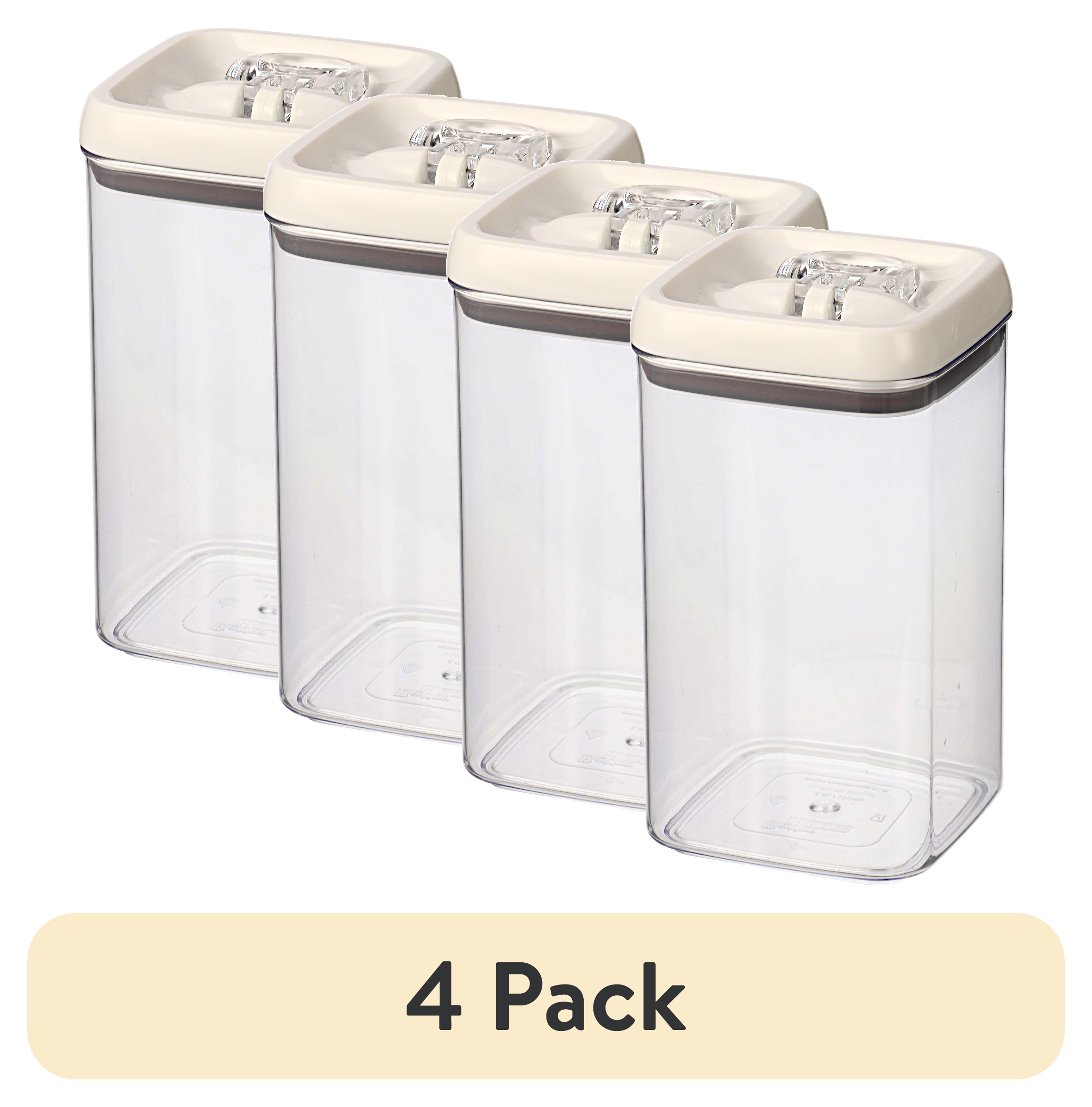 Better Homes & Gardens 9.9 Cup Flip-Tite Square Food Storage Container, Ideal for Pantry Organization