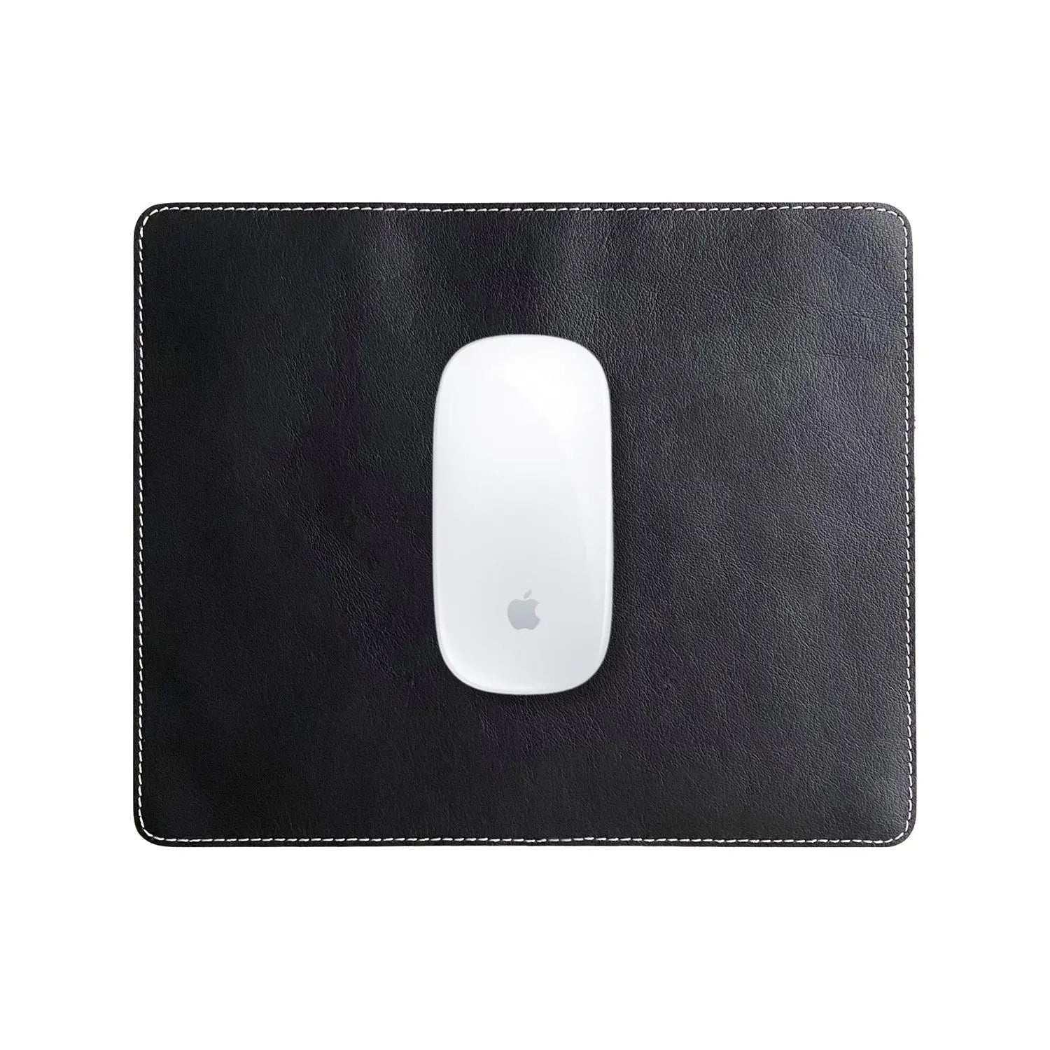 Premium Leather Mouse Pad - Luxurious Non-Slip Suede Base for Precision Control and Easy Maintenance Hodica