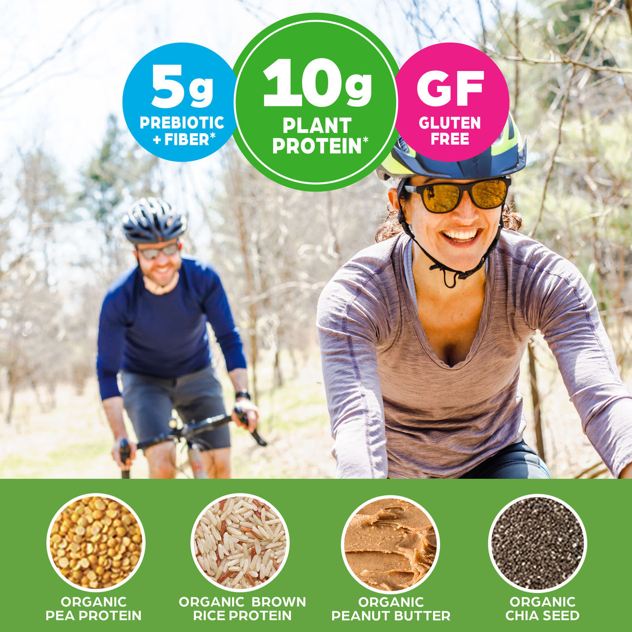 Orgain Organic Protein Snack Bar Peanut Butter (12 x 1.4 oz) | 10g Plant-Based Protein, Gluten-Free, Vegan