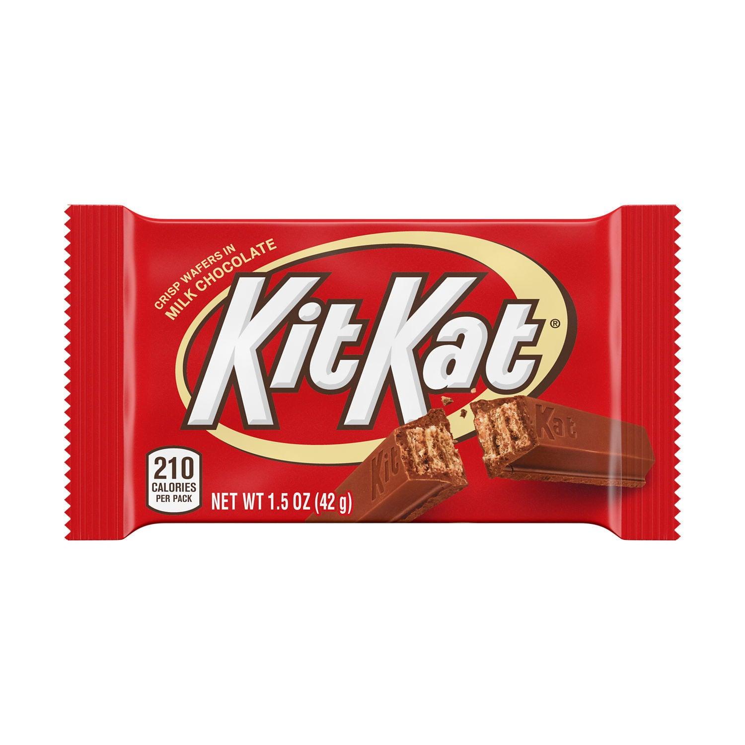 Kit Kat Chocolate Bar - 1.5 OZ Crispy Wafers in Milk Chocolate | Best Candy Bar for Snacking & Baking