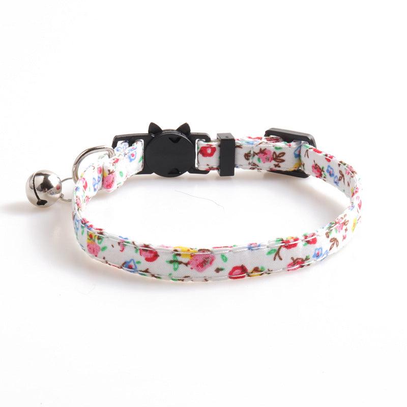 Luxury Soft Cotton Adjustable Cat Collar with Bow Tie - Comfortable & Stylish Pet Accessory