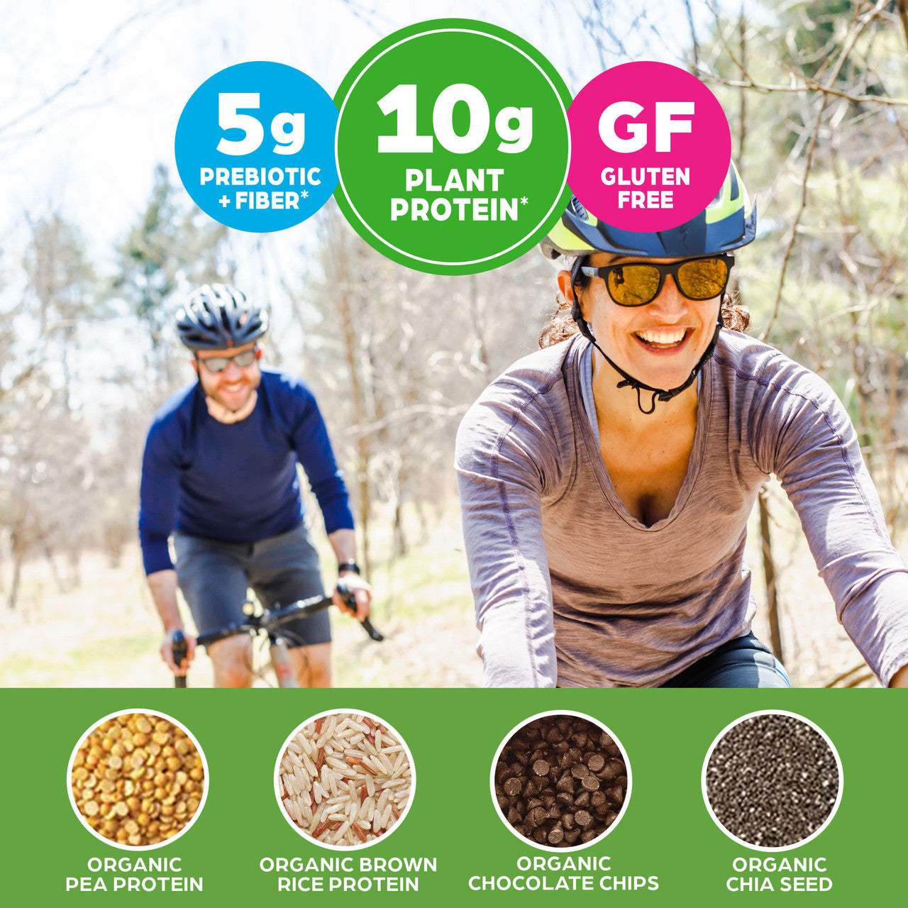 Orgain Organic Protein Snack Bar Chocolate Chip Cookie Dough (12 x 1.41 oz) | 10g Plant-Based Protein, Gluten-Free, Vegan
