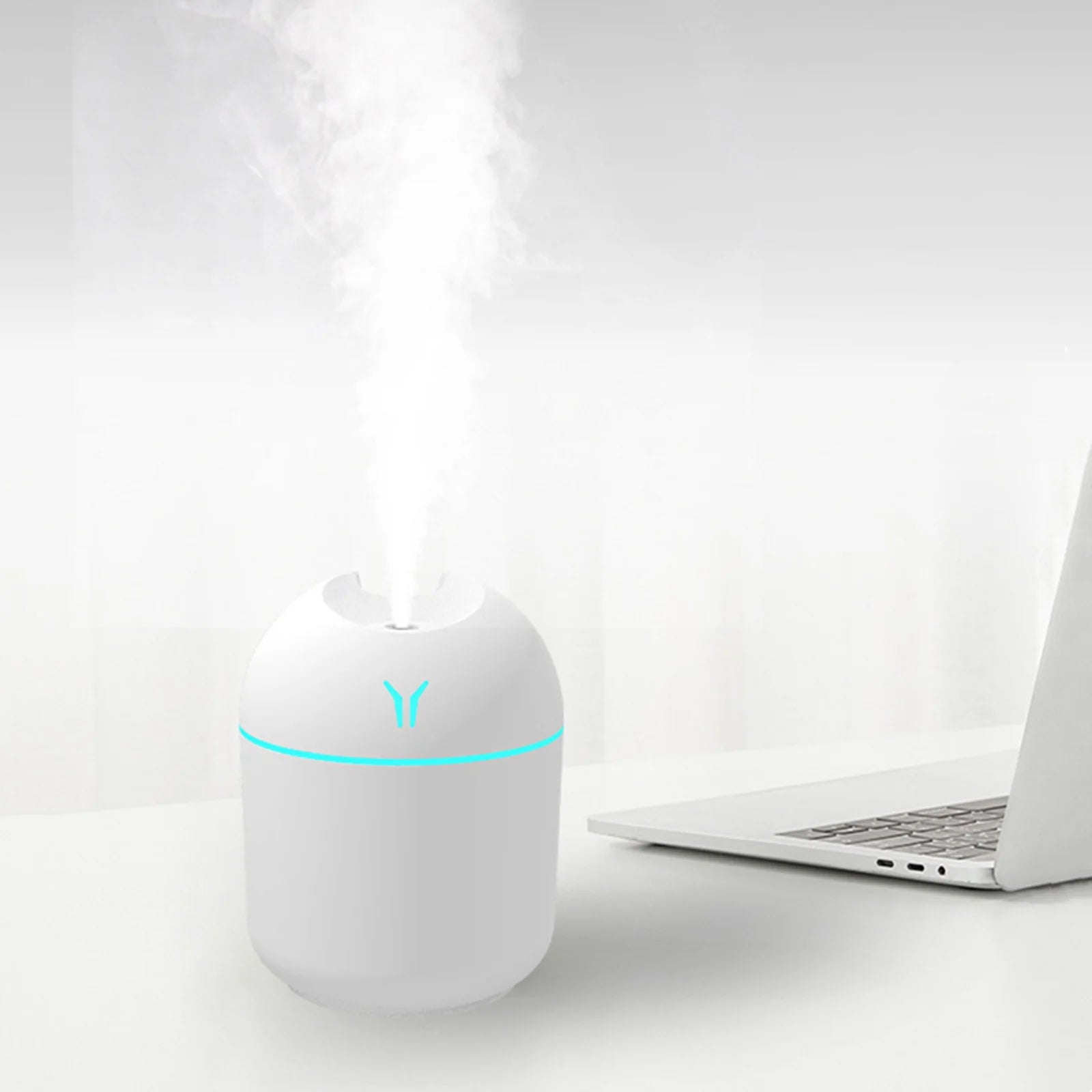 Vikakiooze 2023 Promotion on Sale, U Humidifier with Light ,Quiet Cool Mist Humidifier for Bedroom and Office ,Plants, Easy to Clean