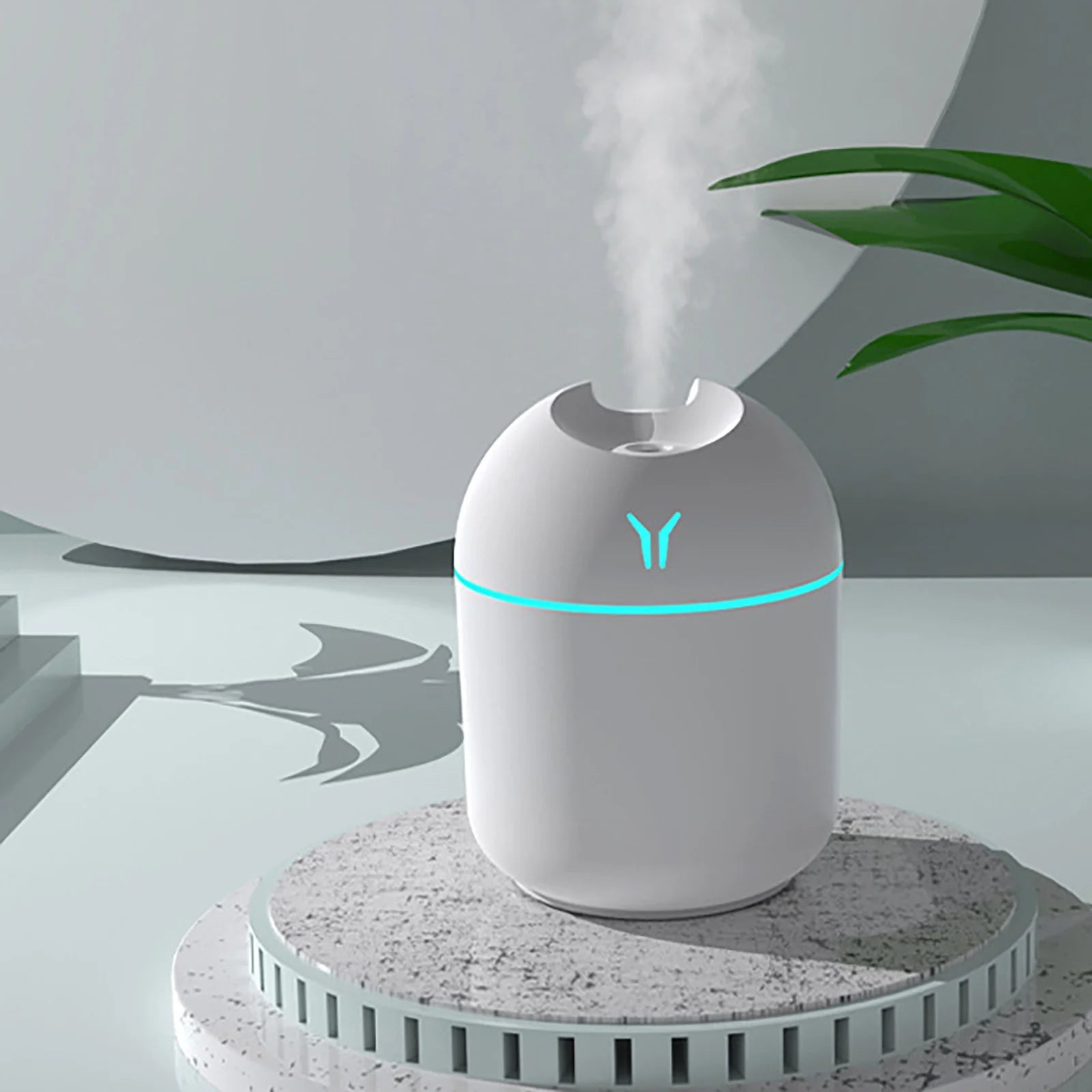 Vikakiooze 2023 Promotion on Sale, U Humidifier with Light ,Quiet Cool Mist Humidifier for Bedroom and Office ,Plants, Easy to Clean