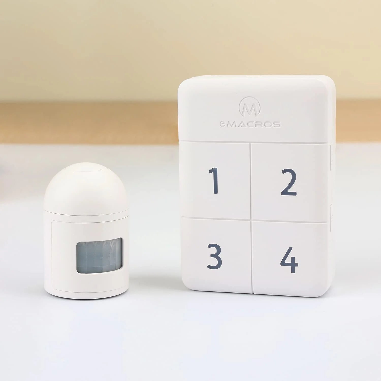 Emacros, 500 FT Range Security Household Sensors & Alarms 2 Count