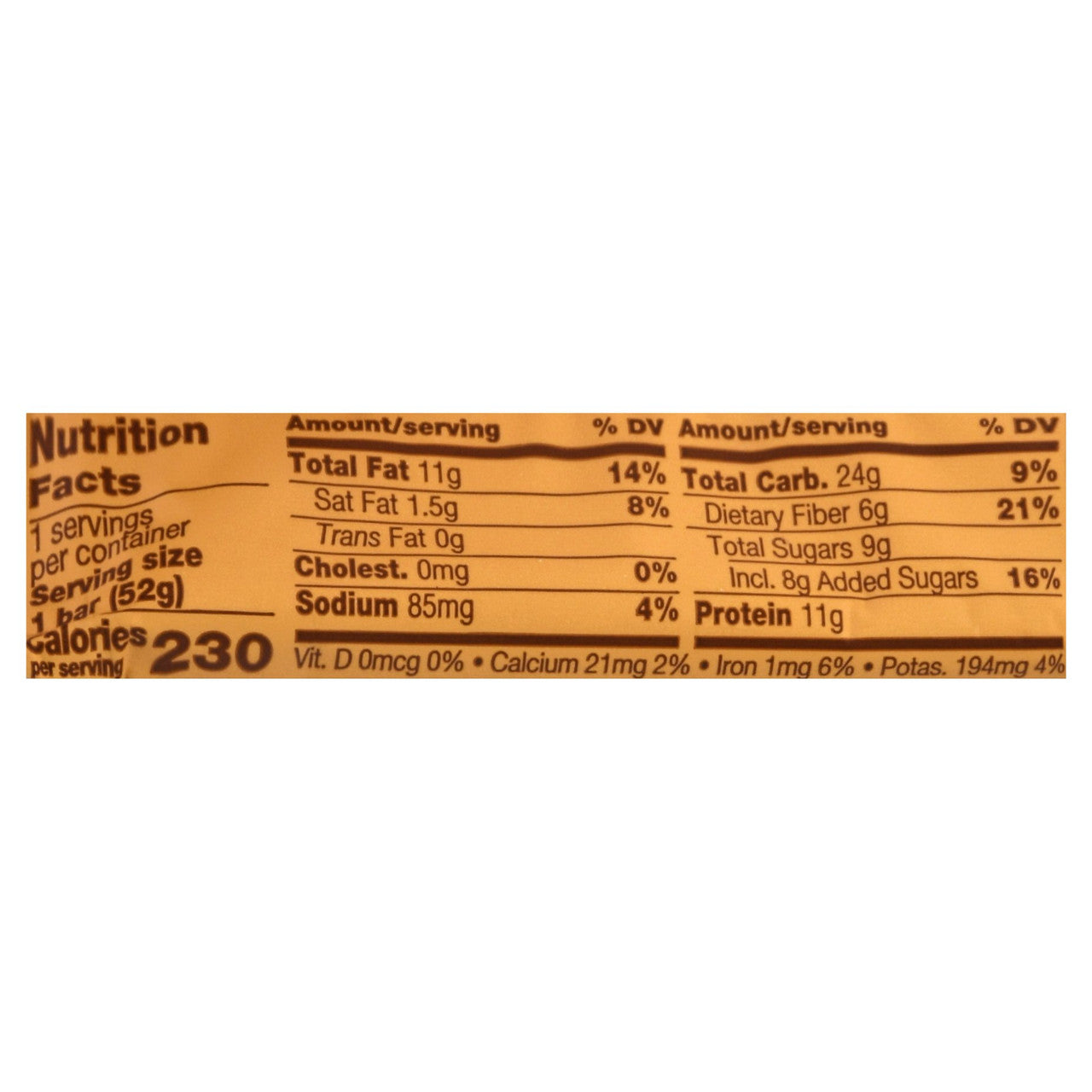 Ovesry Peanut Butter Breakfast Bar (12 x 1.8 oz) | High Protein, Gluten-Free Morning Energy Snack