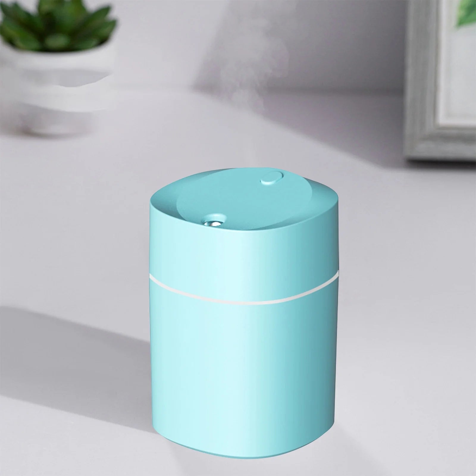 Vikakiooze 2023 Promotion on Sale, Portable Desk Humidifier, Cool Mist Humidifier, Small Humidifier for Home Bedroom Office, Plants, Colorful Night Light Function