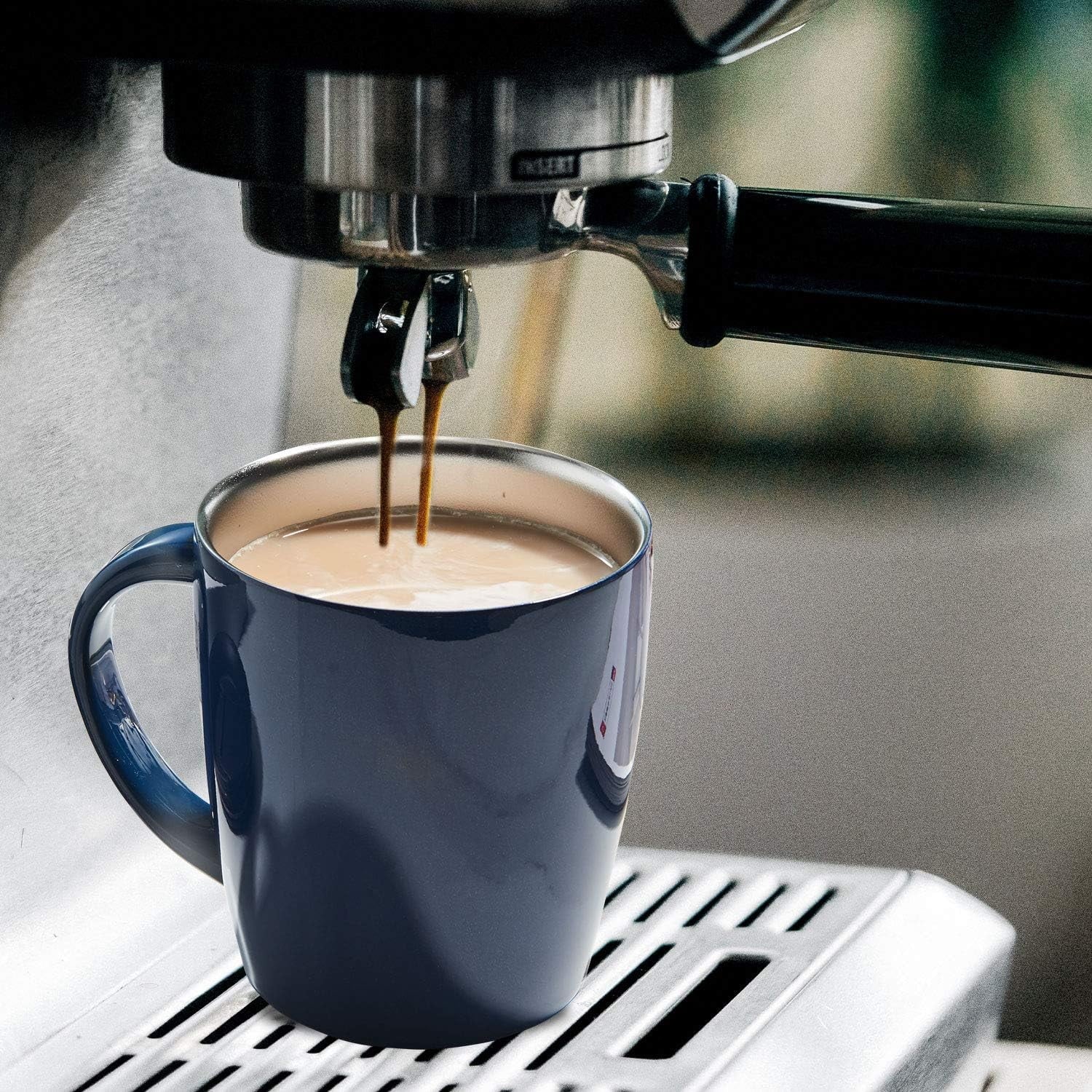 PARACITY 12Oz Insulated Coffee Mug Stainless Steel Coffee Mug with Lid Handle Double Wall Vacuum Travel Mug