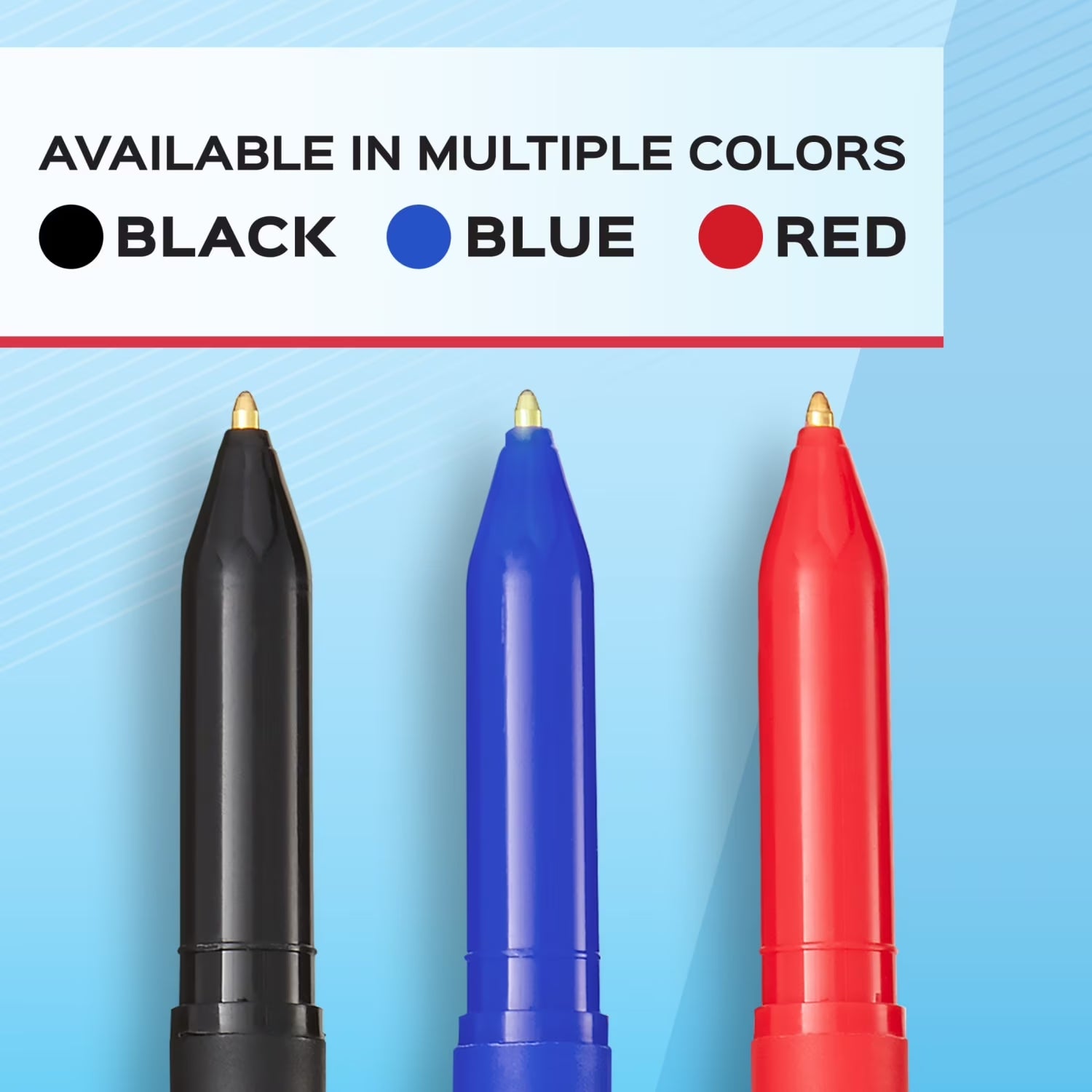 Paper Mate Ballpoint Pens, Write Bros. Blue Ink Pens, Medium Point (1.0Mm), 60 Count