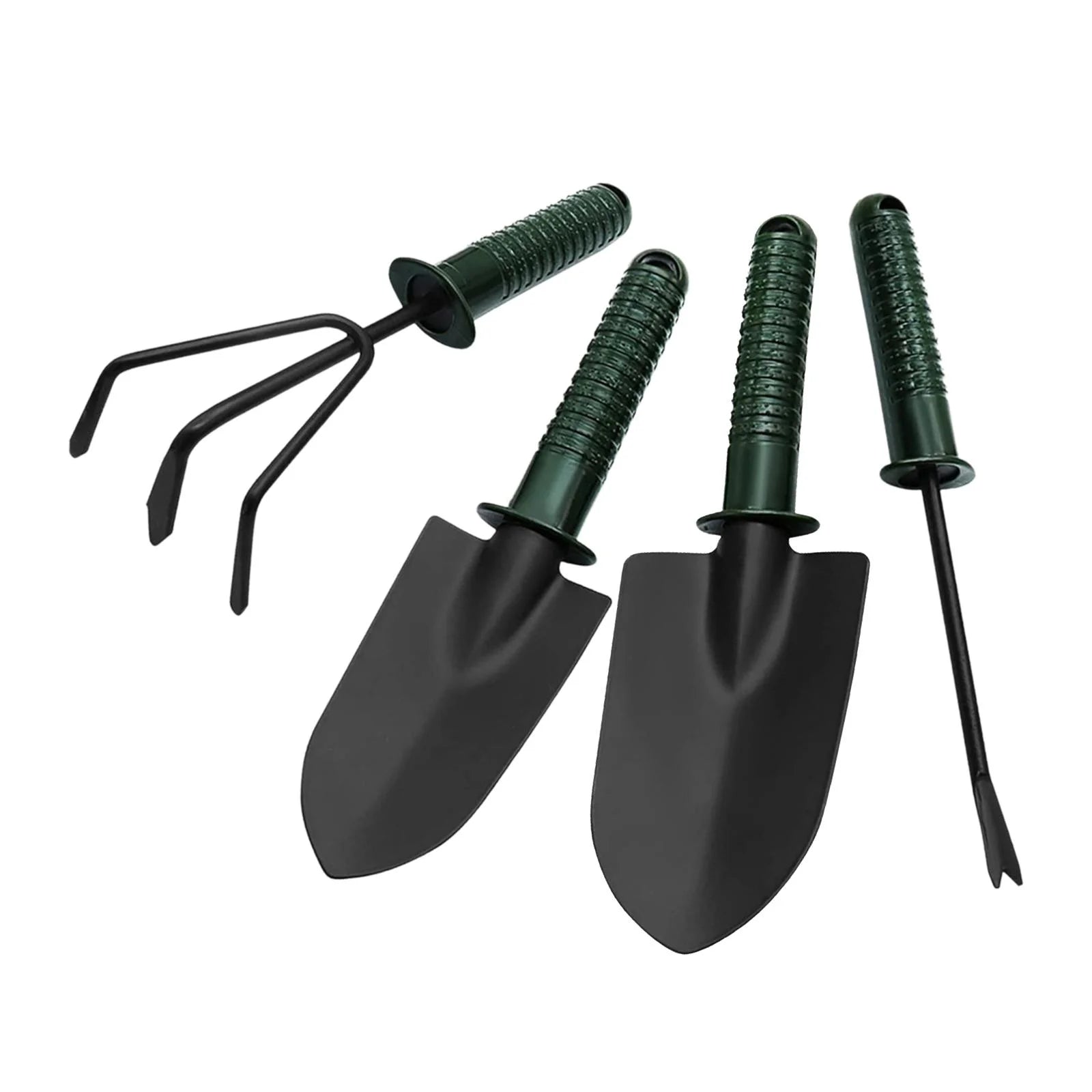 4Pcs Gardening Tools, Garden Rake, Gardending Hand Tools for Lawn, Bonsai, Garden, Yard, Gifts