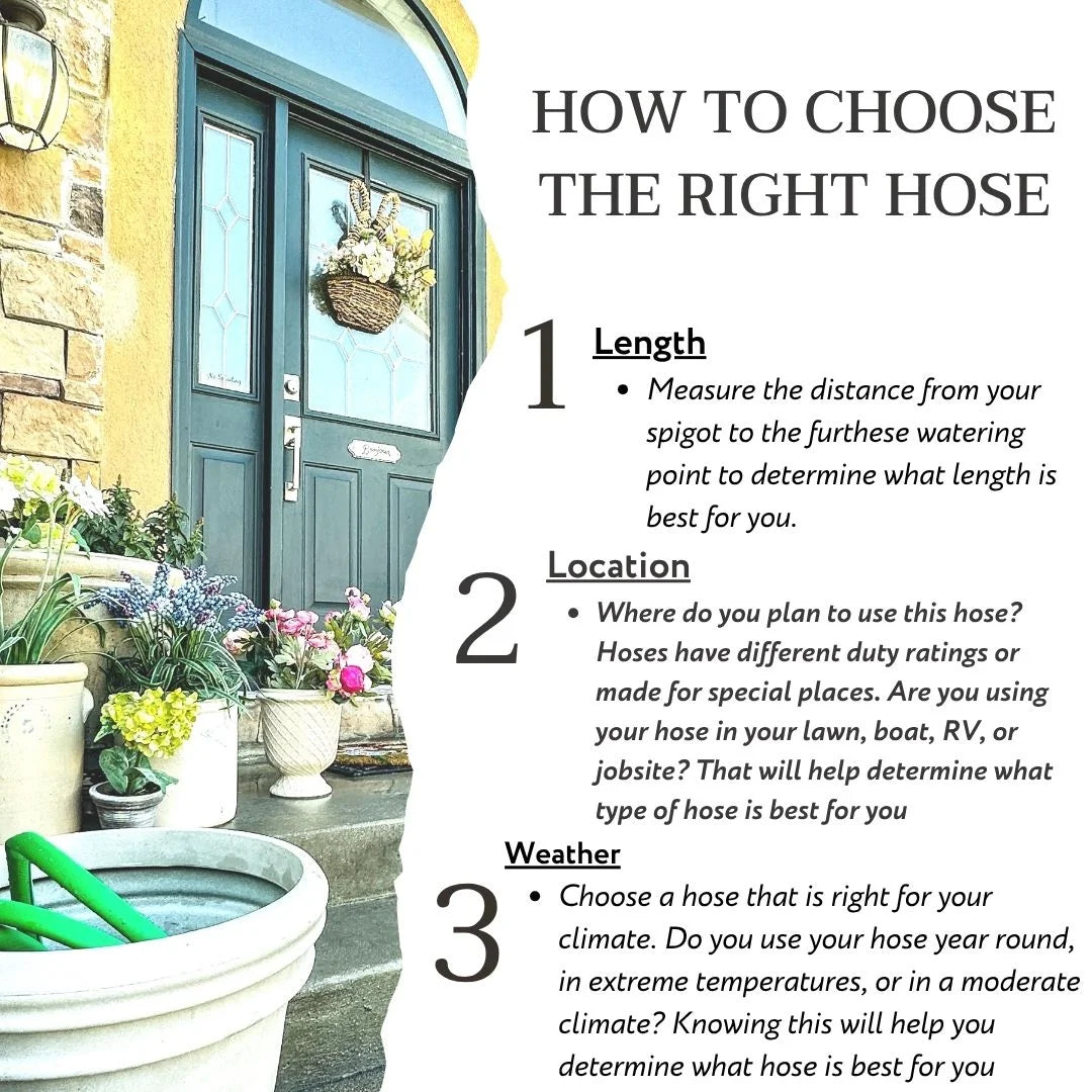 Expert Gardener 5/8-Inch X 25-Foot Light Duty Garden Hose