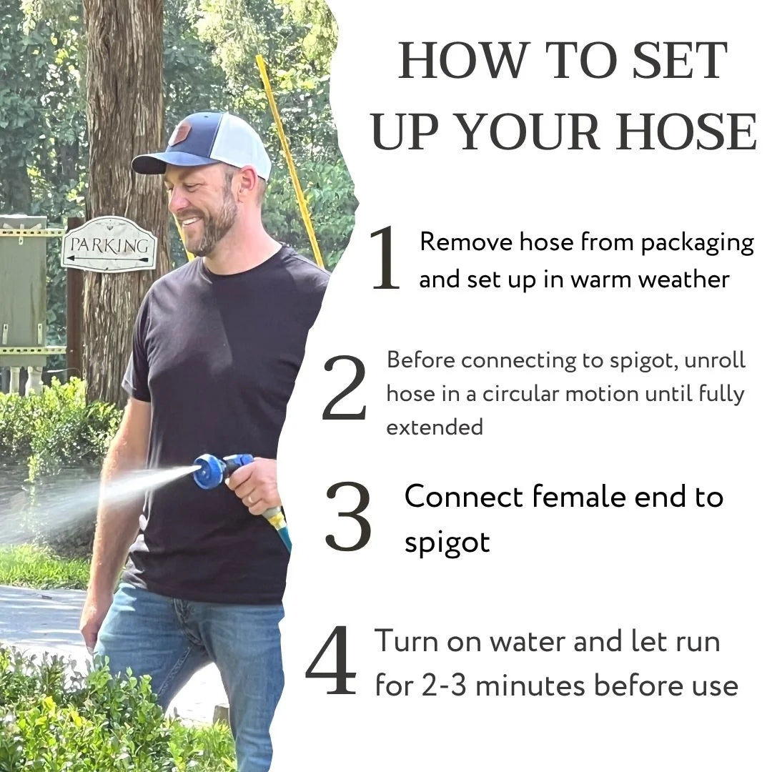 Expert Gardener 5/8-Inch X 25-Foot Light Duty Garden Hose