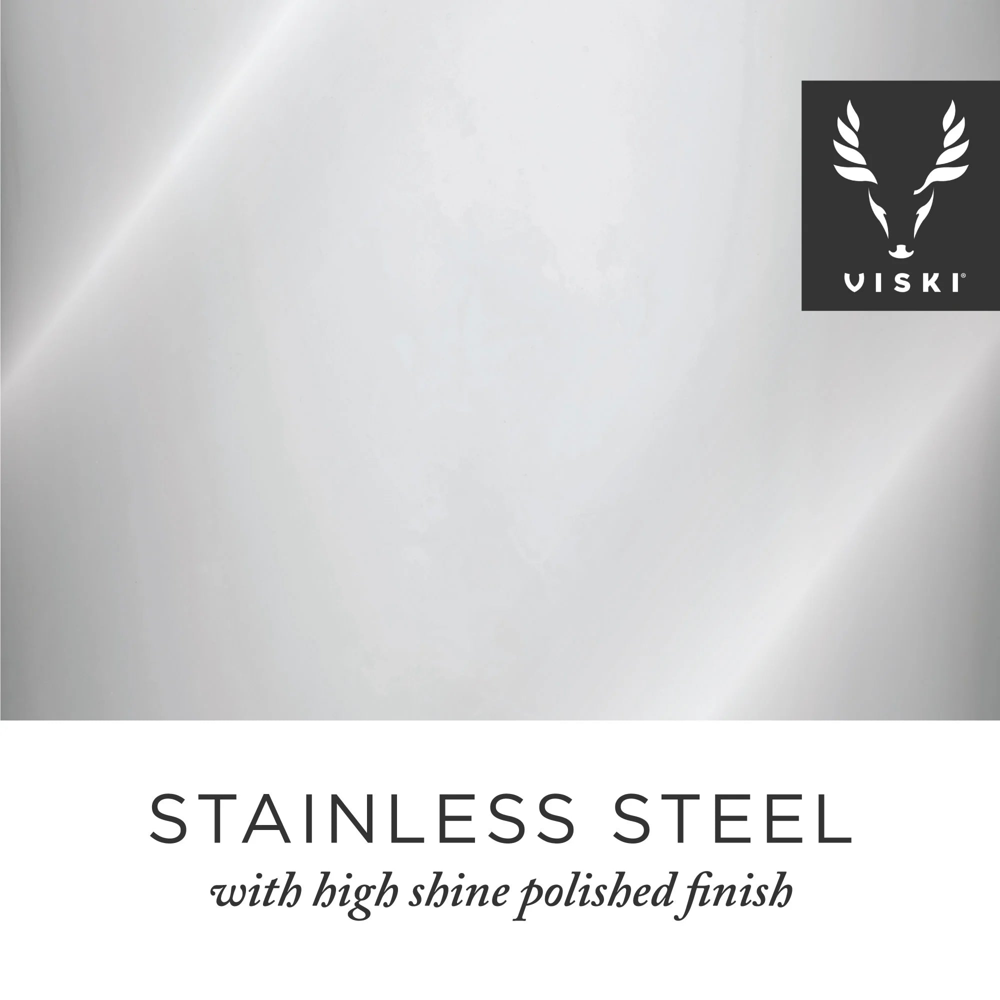 Viski Japanese Style Stainless Steel Double Jigger for Cocktails and Drinks