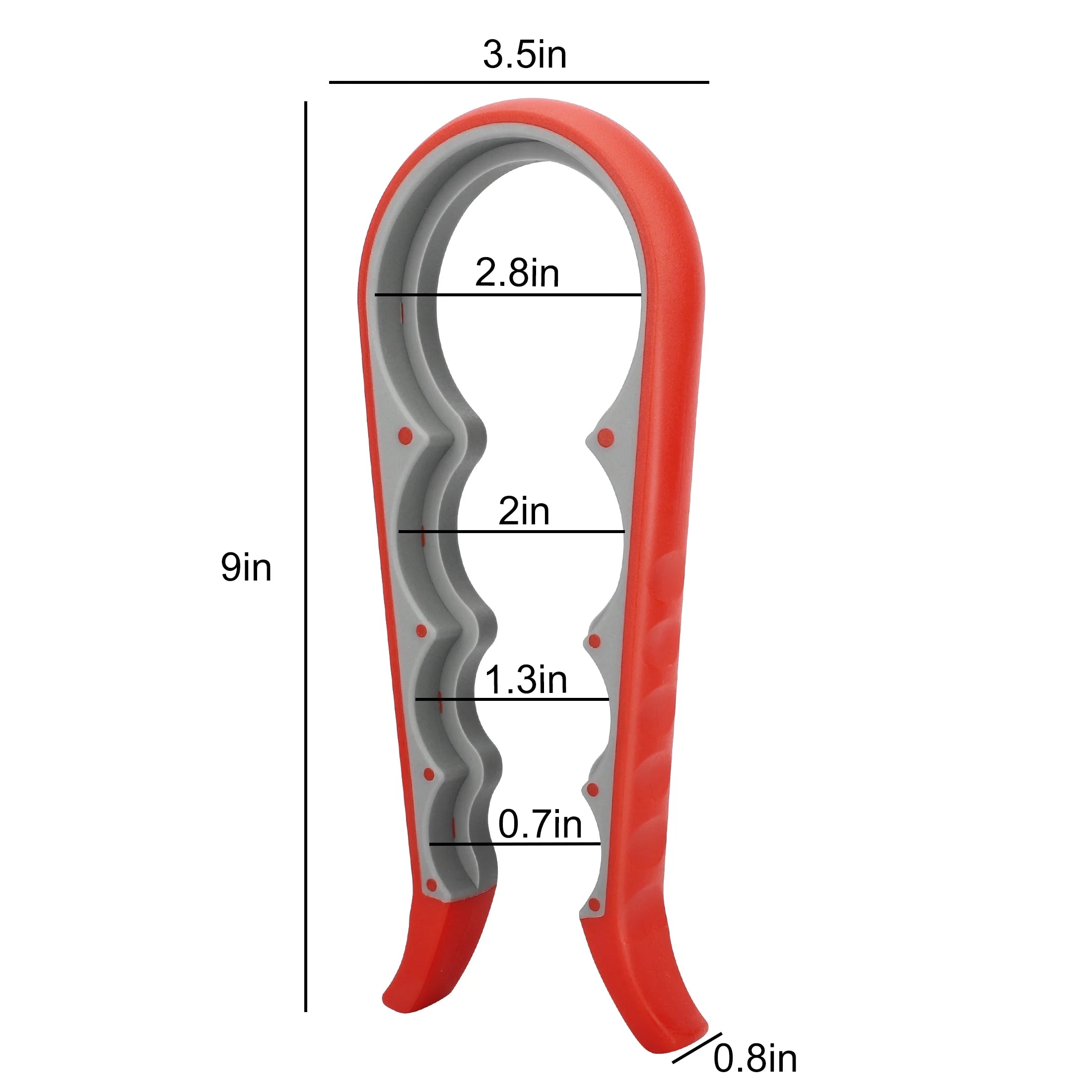 Eeekit 2Pcs Easy Grip Jar Openers, Non-Slip Bottle Openers for Seniors with Arthritis & Weak Hands