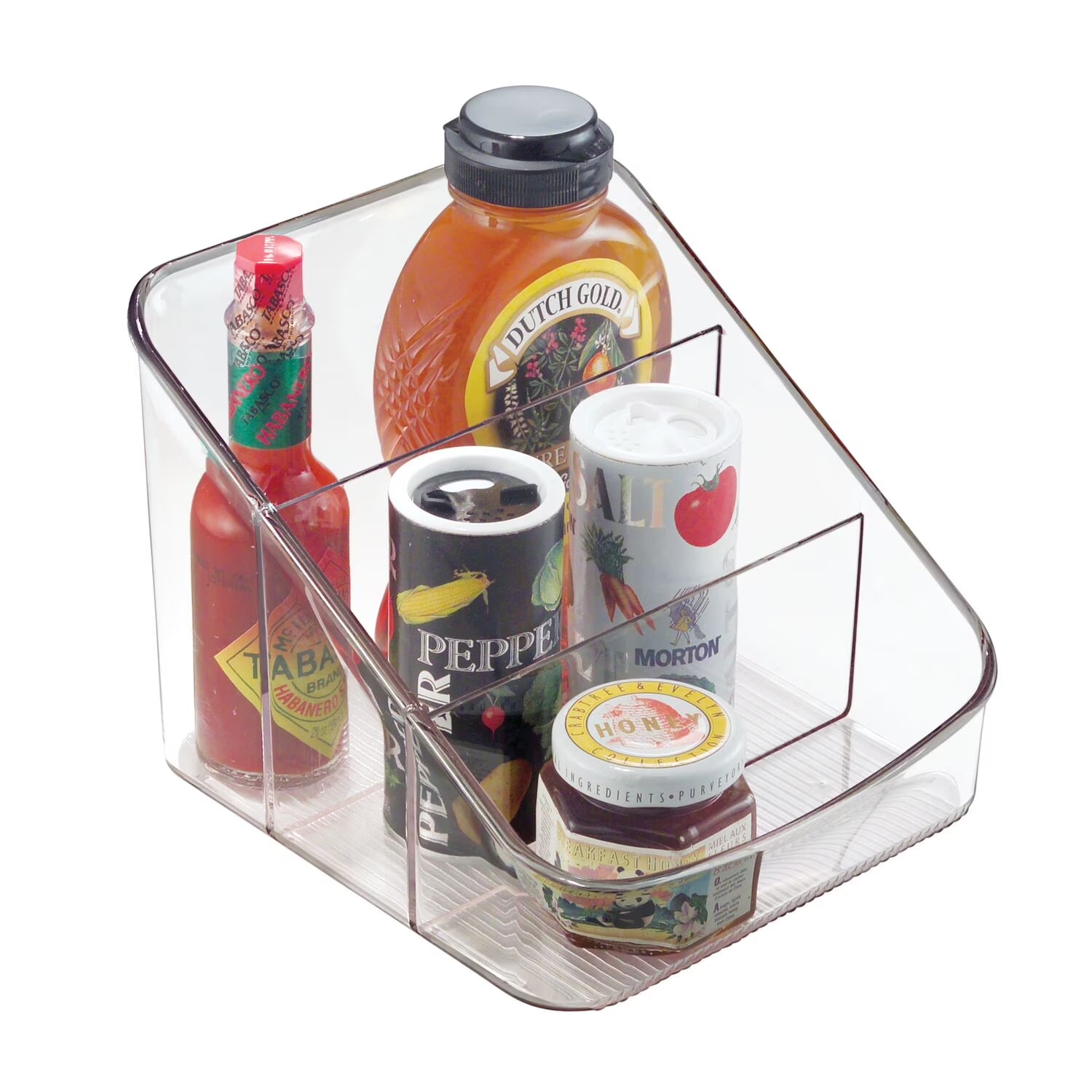 Idesign Clear 3-Tier Linus Packet Organizer Bin