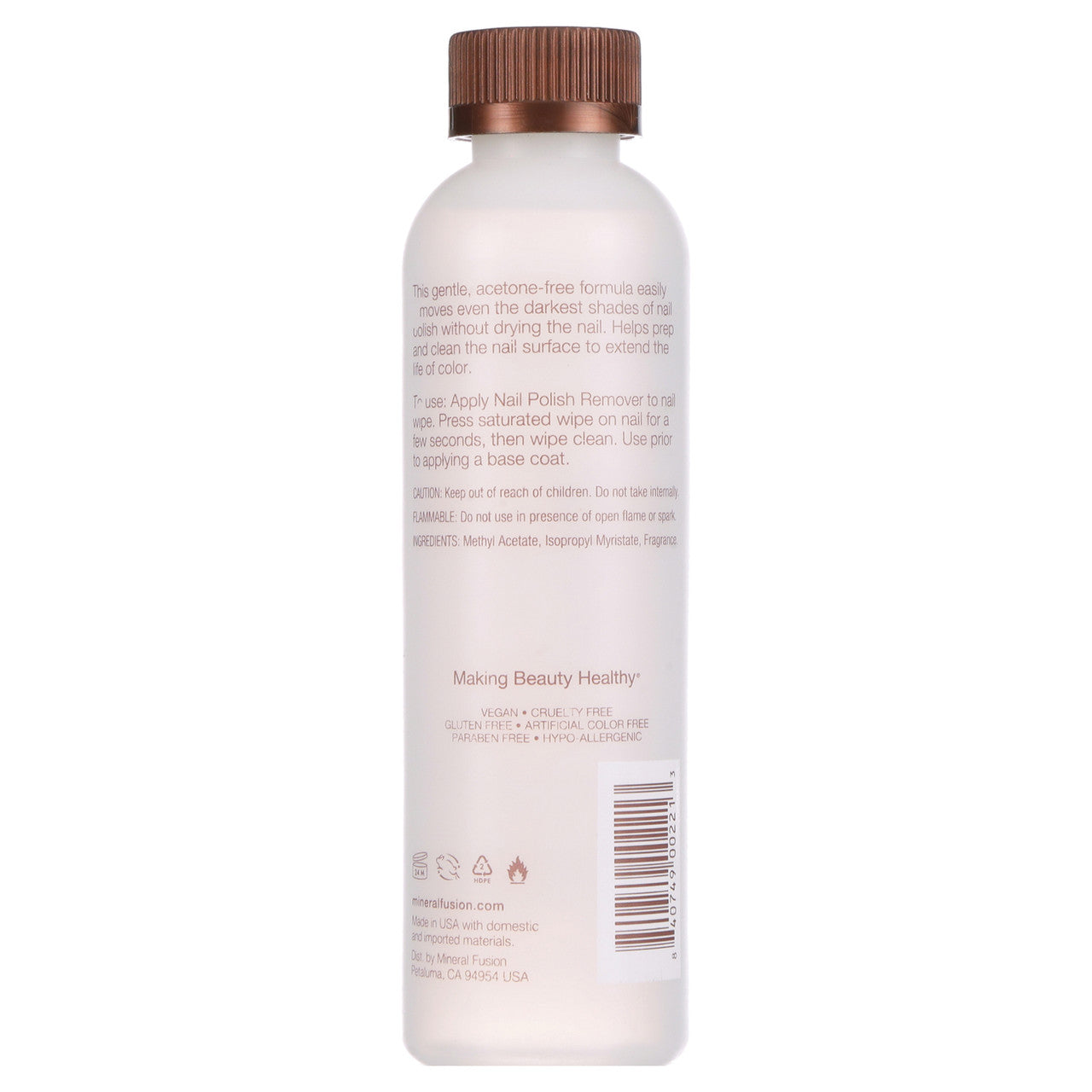MF Nail Polish Remover – Gentle Acetone-Free Formula (6 oz)