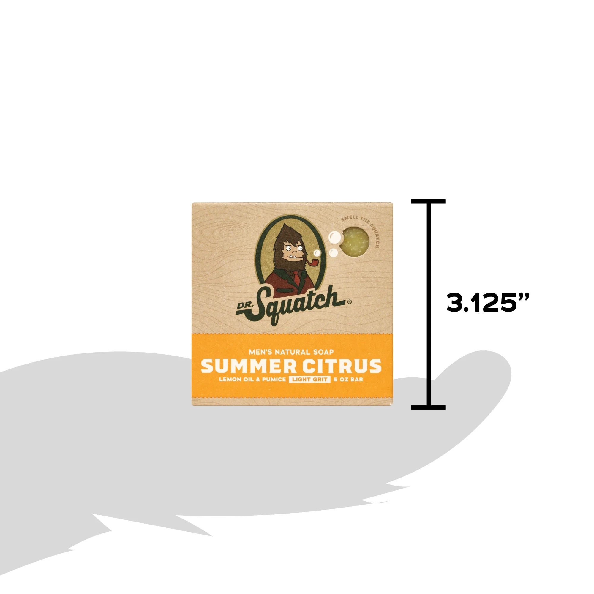 Dr. Squatch Summer Citrus Natural Bar Soap for Men, 5 Oz