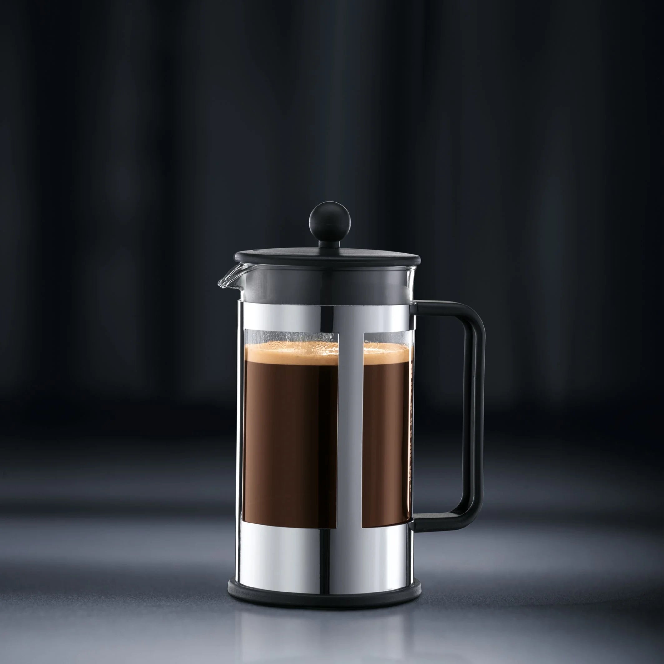 Bodum 17 Oz Kenya French Press Coffeemaker, Stainless Steel, New