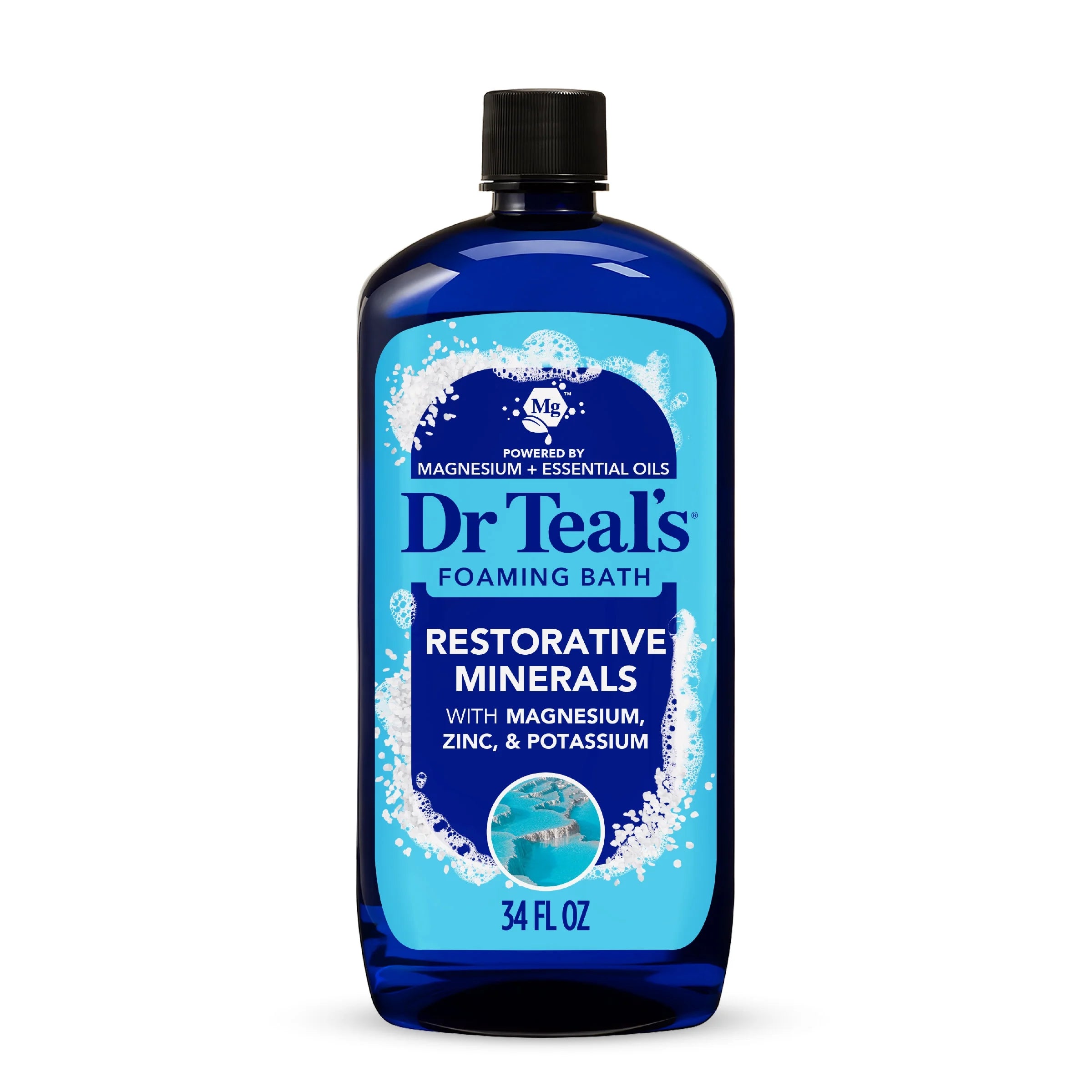 Dr Teal'S Foaming Bath, Restorative Minerals with Magnesium, Potassium, and Zinc, 34 Fl Oz
